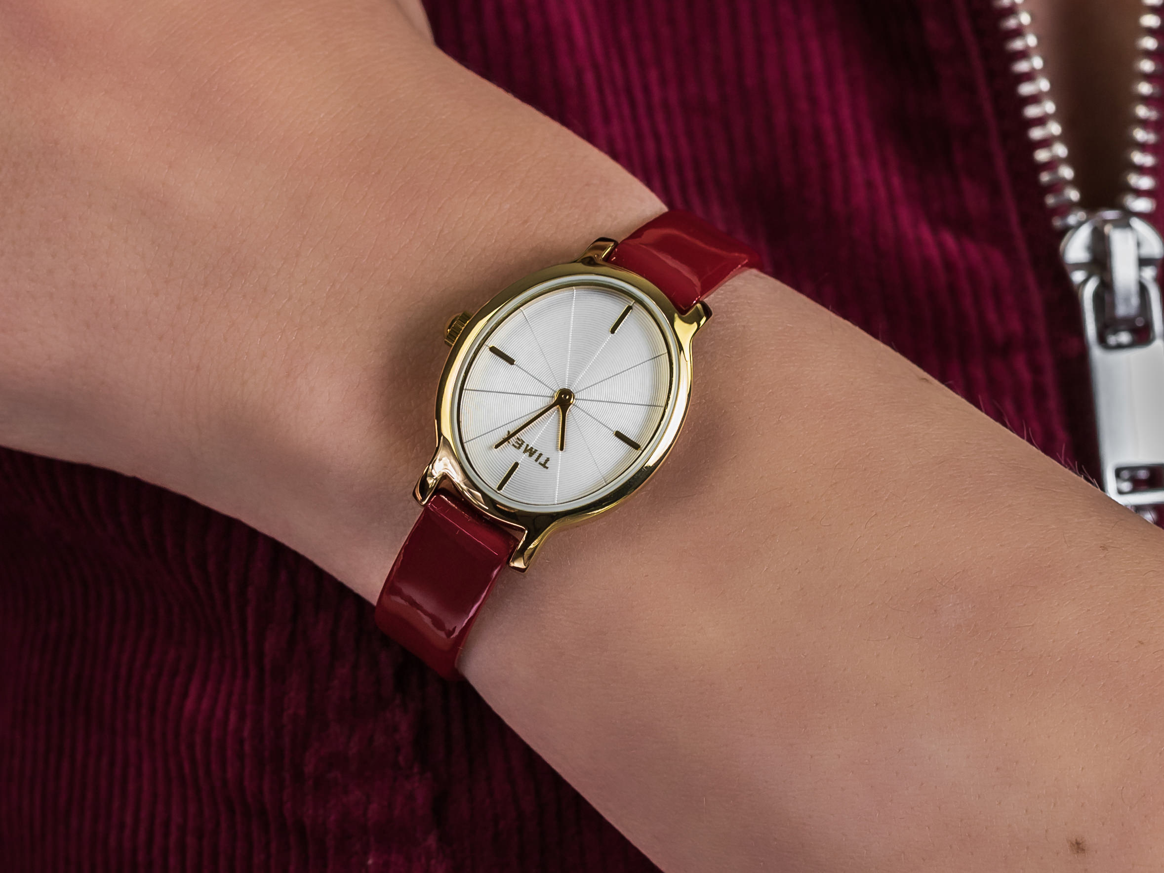 zegarek Timex TW2R94700 złoty Milano - miniatura 4