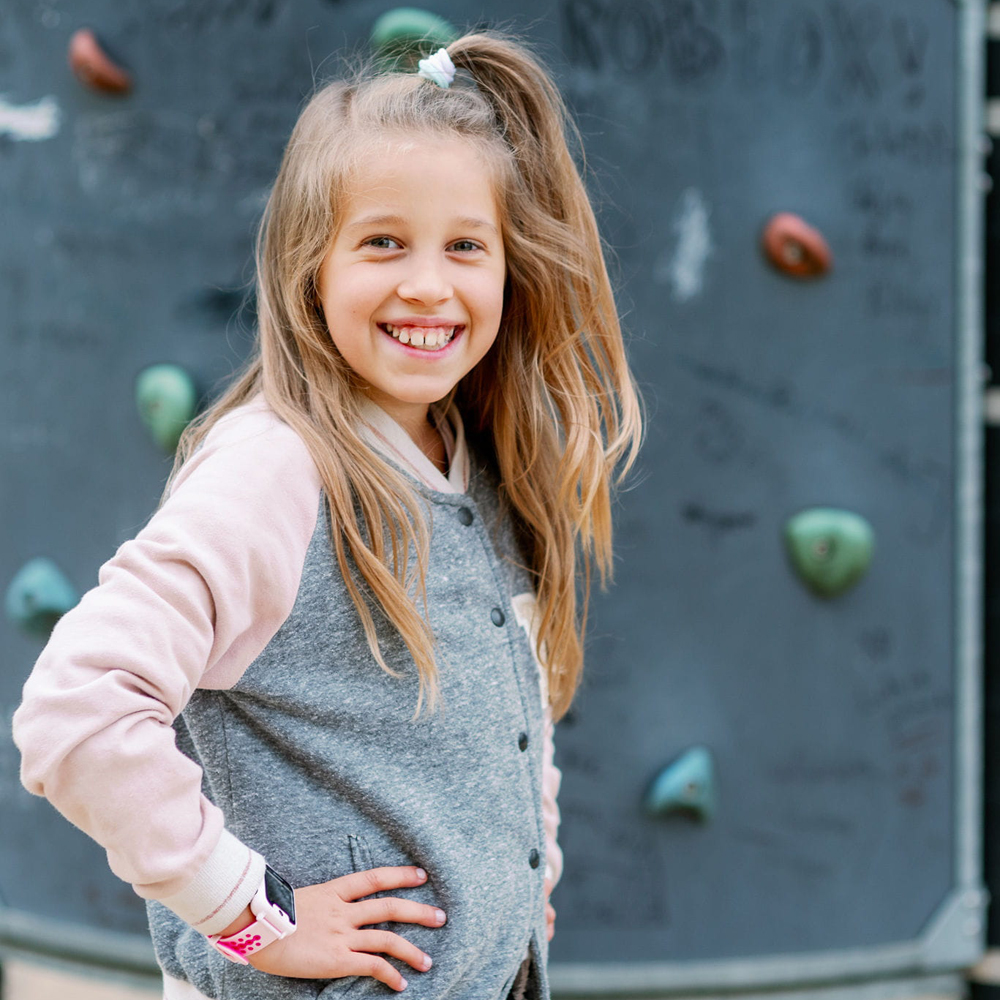 zegarek Garett 5903246281989 Smartwatch Garett Kids Nice różowy Dla dzieci z tworzywa sztucznego