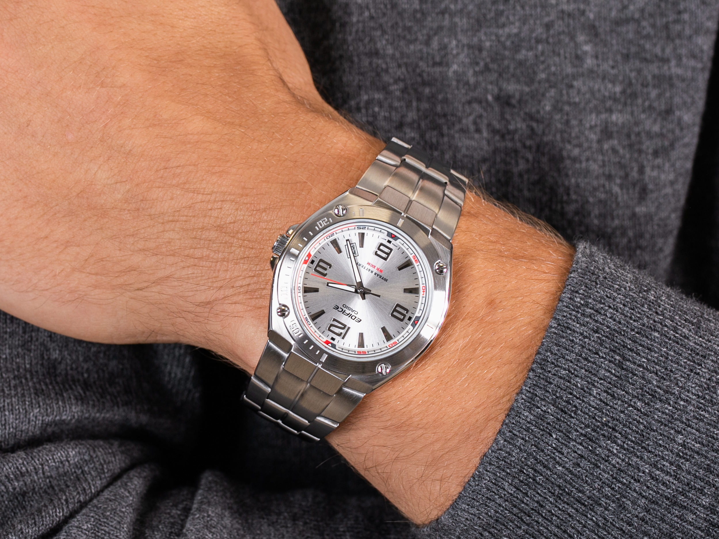 zegarek Edifice EF-126D-7AVEF srebrny EDIFICE Momentum - miniatura 4
