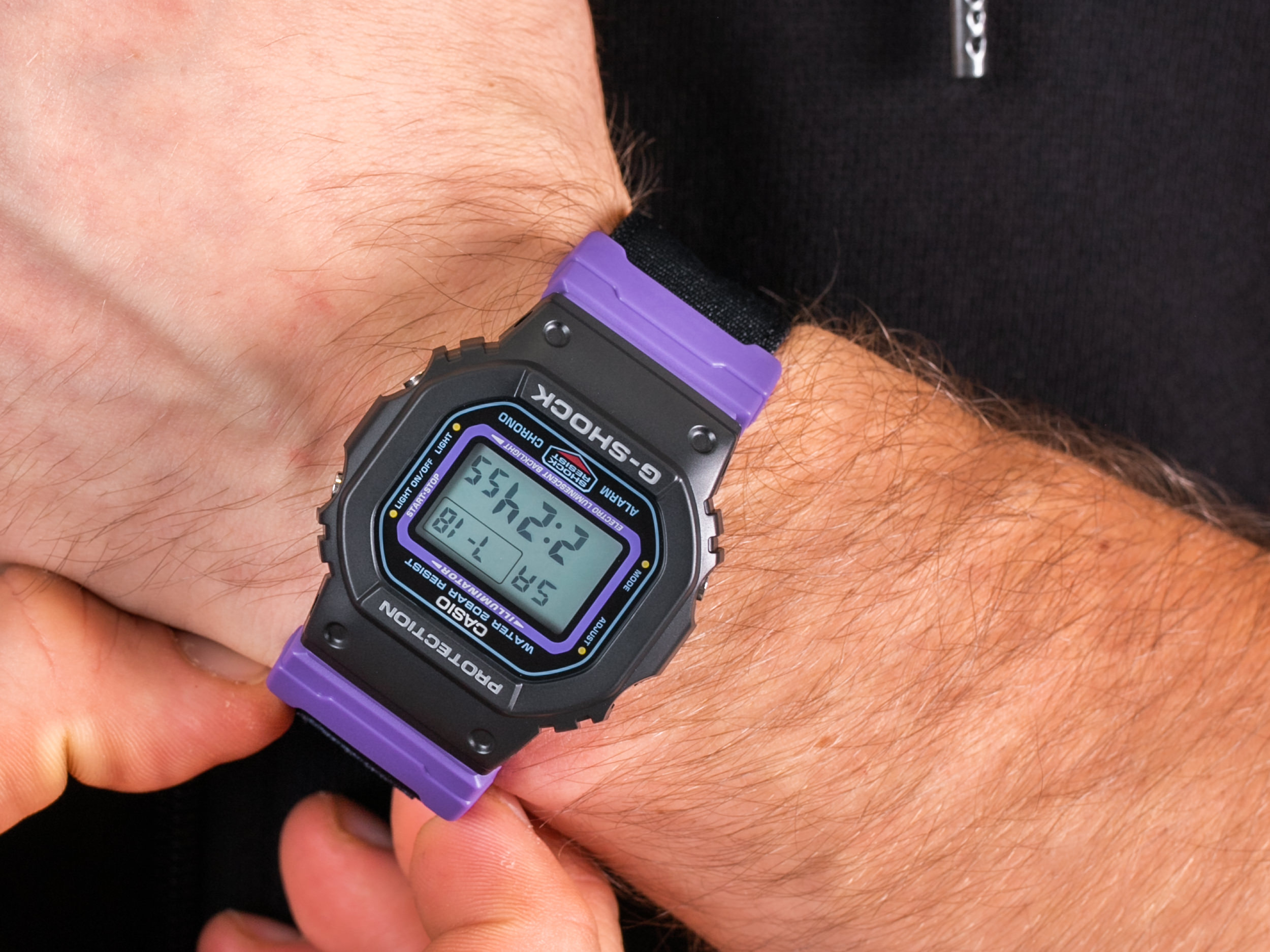 G-Shock DW-5600THS-1ER Throwback 1990s zegarek sportowy G-SHOCK Original - miniatura 4