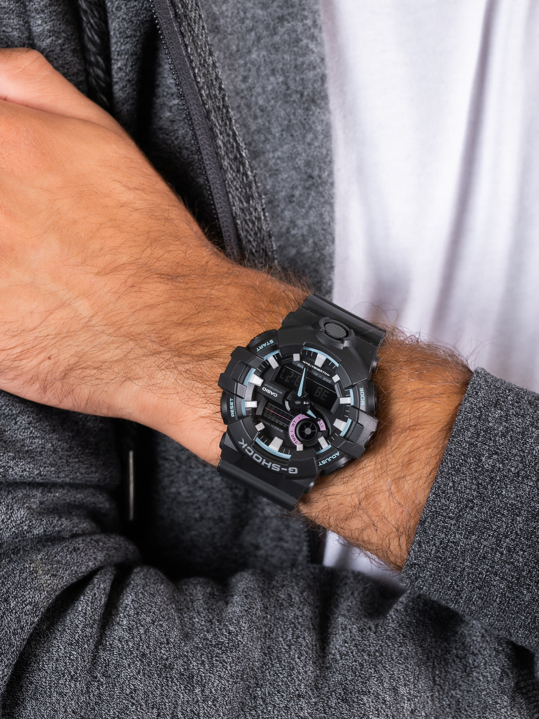 G-Shock GA-700PC-1AER męski zegarek G-SHOCK Style pasek - miniatura 3
