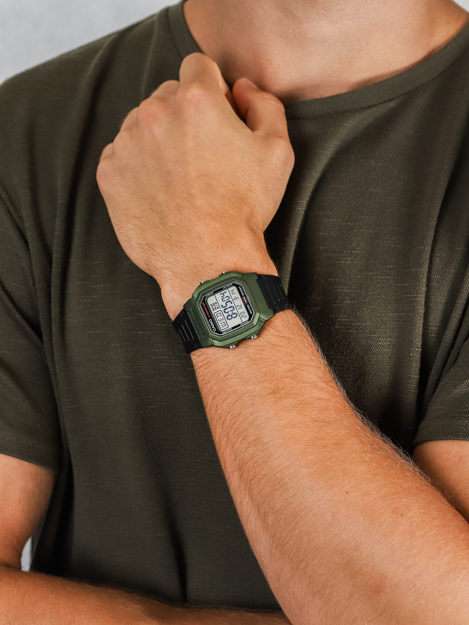 Casio W-800HM-3AVEF męski zegarek Sportowe pasek - miniatura 3