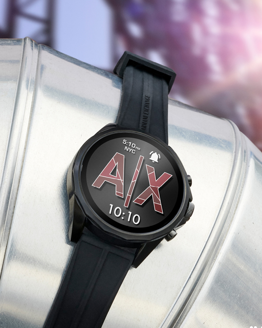 Armani Exchange AXT2007 zegarek czarny sportowy Fashion pasek - miniatura 5