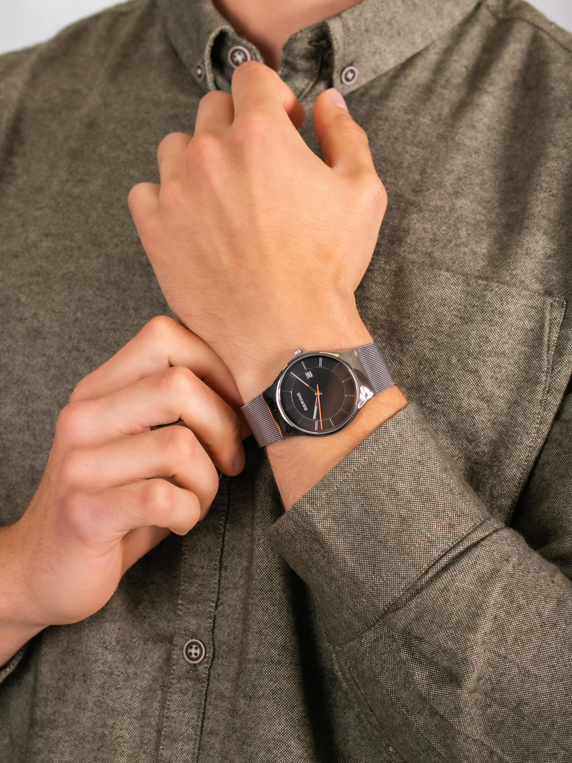 Bering 11938-007 męski zegarek Classic bransoleta - miniatura 3