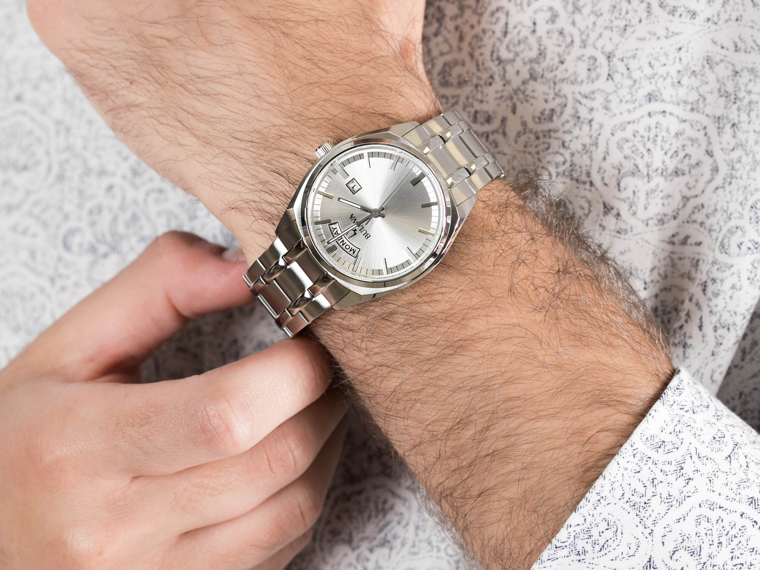 Bulova 96C127 zegarek klasyczny Classic - miniatura 4
