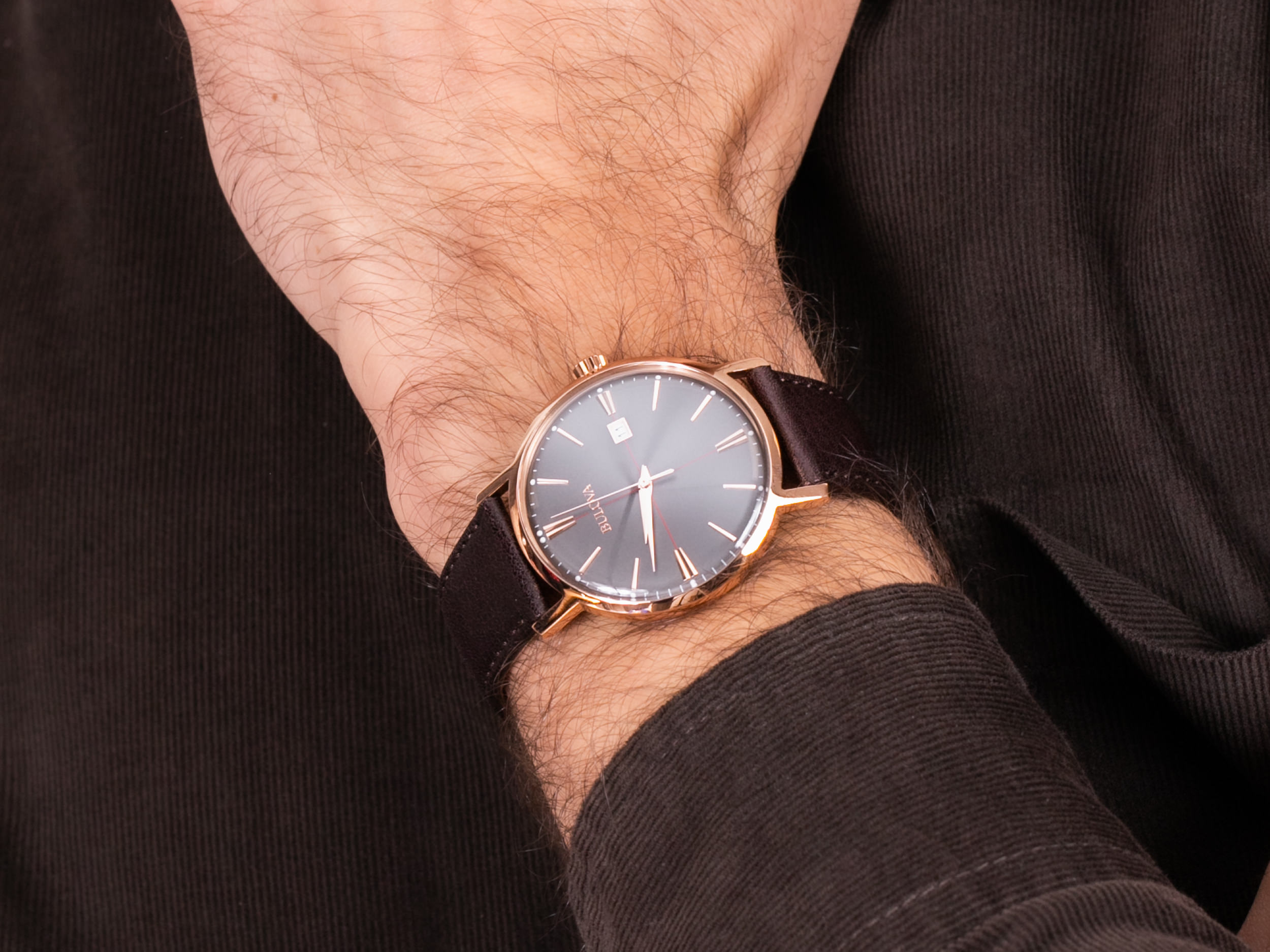 Bulova 97B154 zegarek klasyczny Classic - miniatura 4