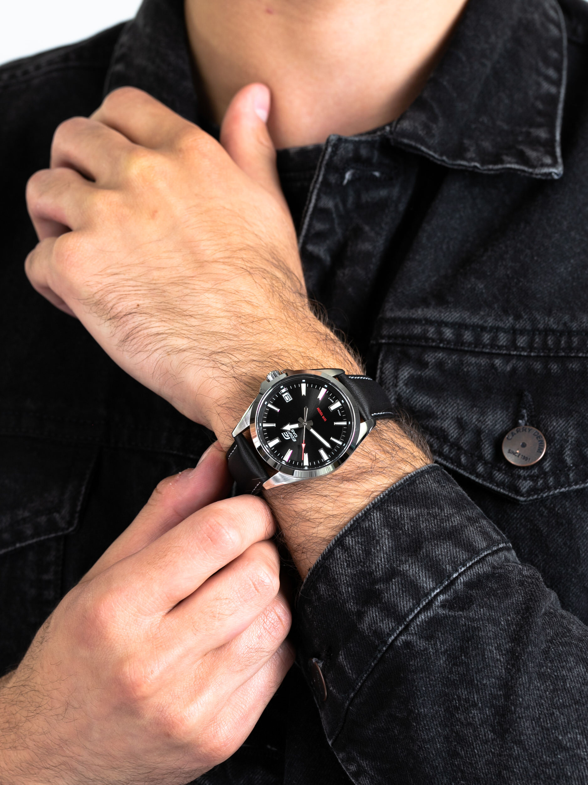 Edifice EFV-100L-1AVUEF męski zegarek EDIFICE Momentum pasek - miniatura 3