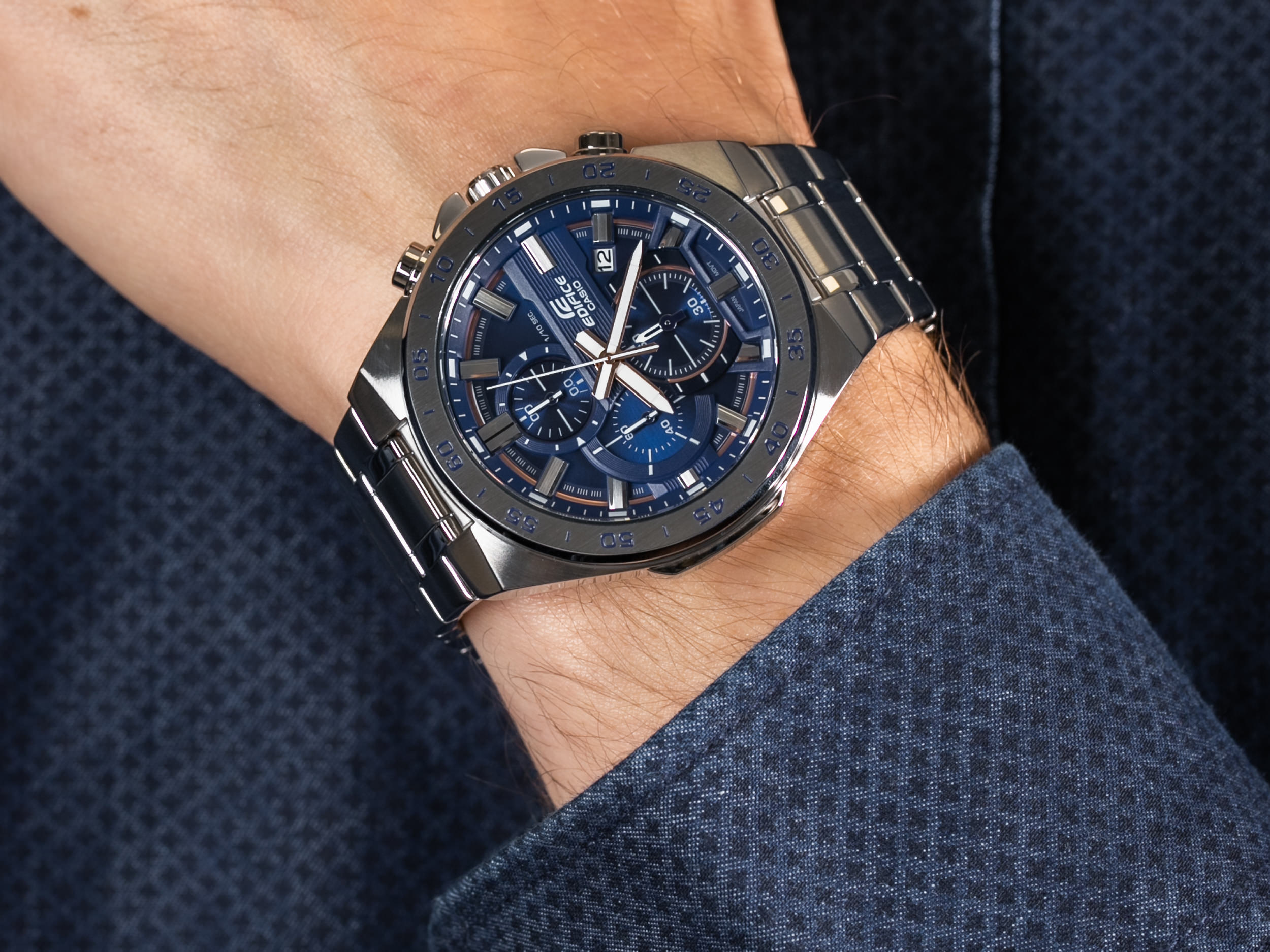 Zegarek EDIFICE Casio Chronograph męski - miniatura 4
