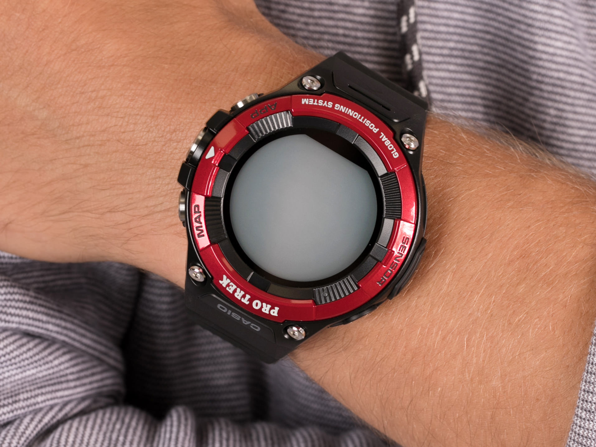 Zegarek ProTrek Casio Smartwatch Digital Bluetooth Moonphase męski - miniatura 4
