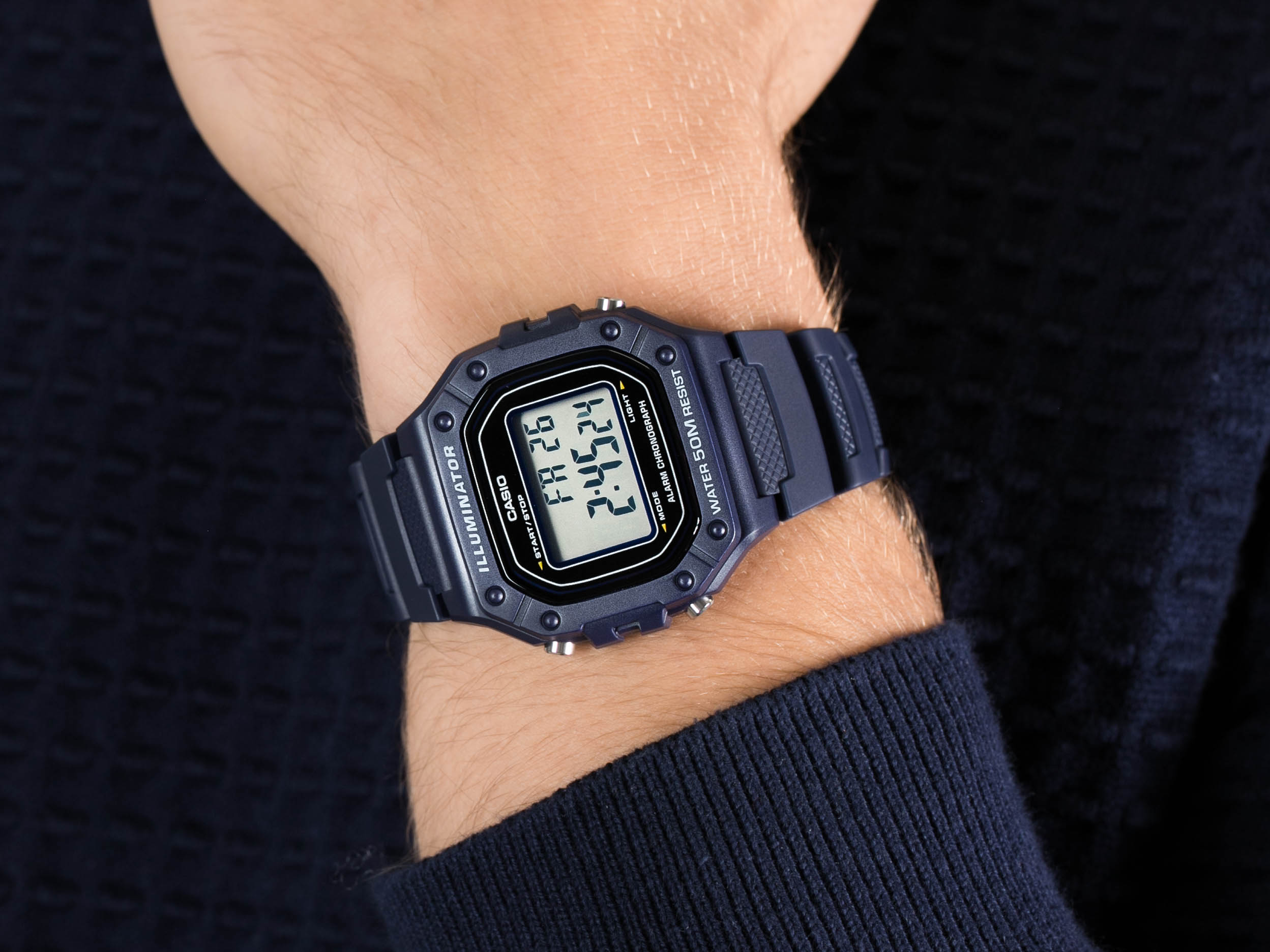 Casio W-218H-2AVEF HEAVY DUTY zegarek sportowy Sportowe - miniatura 4