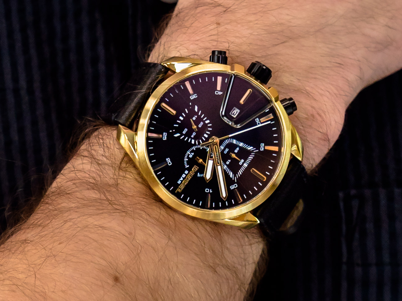 Diesel DZ4516 zegarek klasyczny MS9 Chrono - miniatura 4