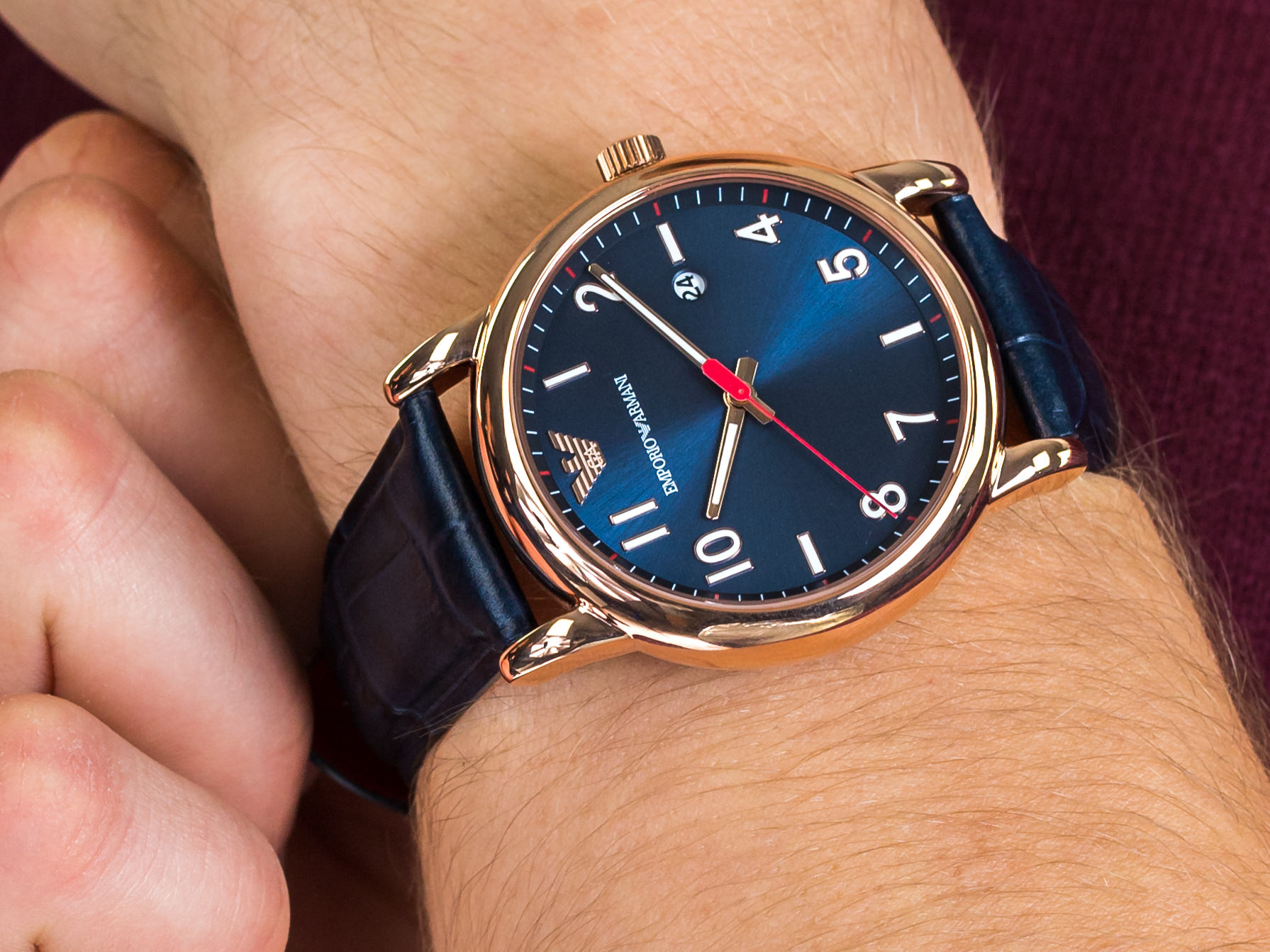 Emporio Armani AR11135 LUIGI zegarek klasyczny Classics - miniatura 4