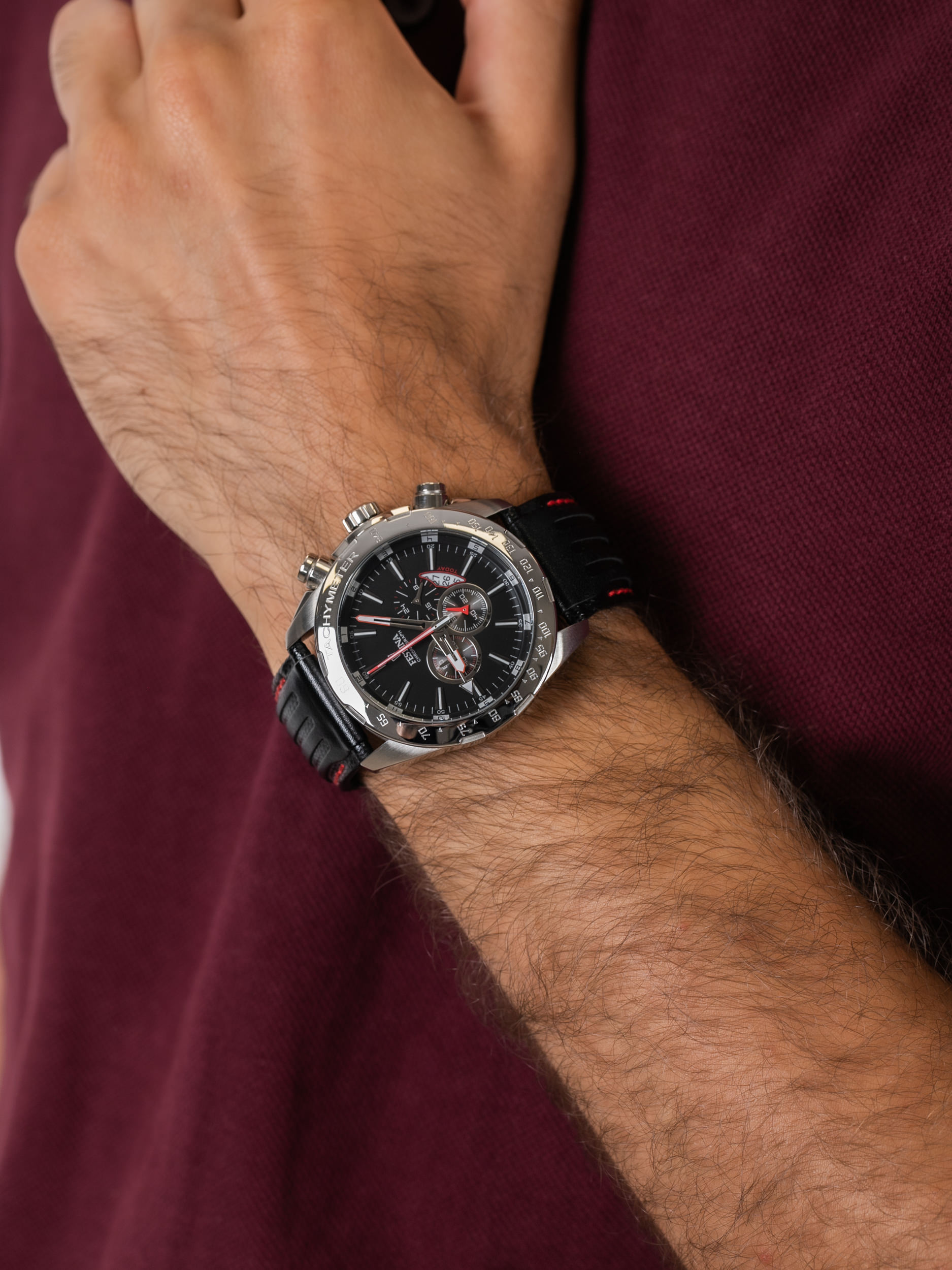 Festina F16489-5 Chronograf zegarek męski klasyczny mineralne
