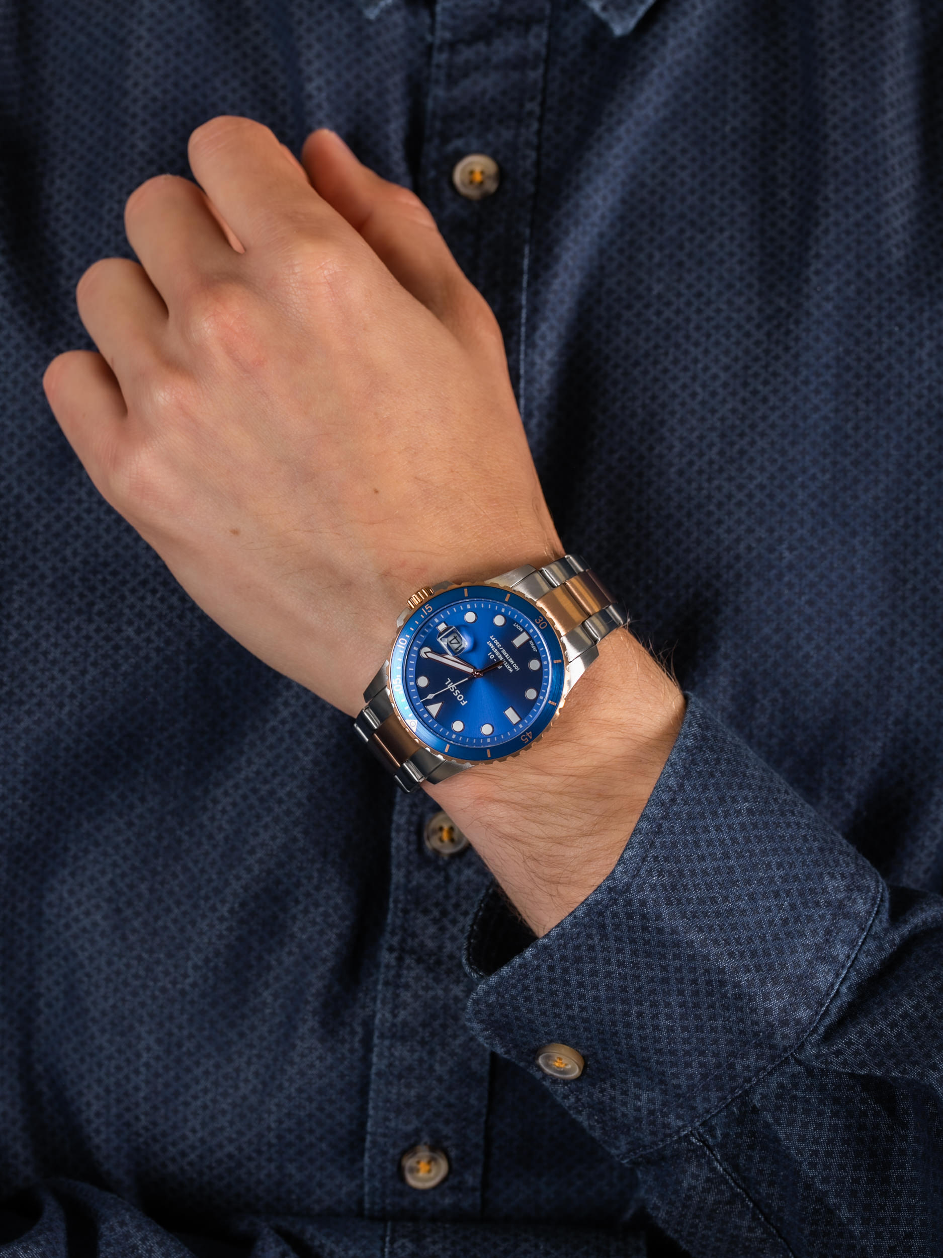Fossil FS5654 męski zegarek FB-01 bransoleta - miniatura 3