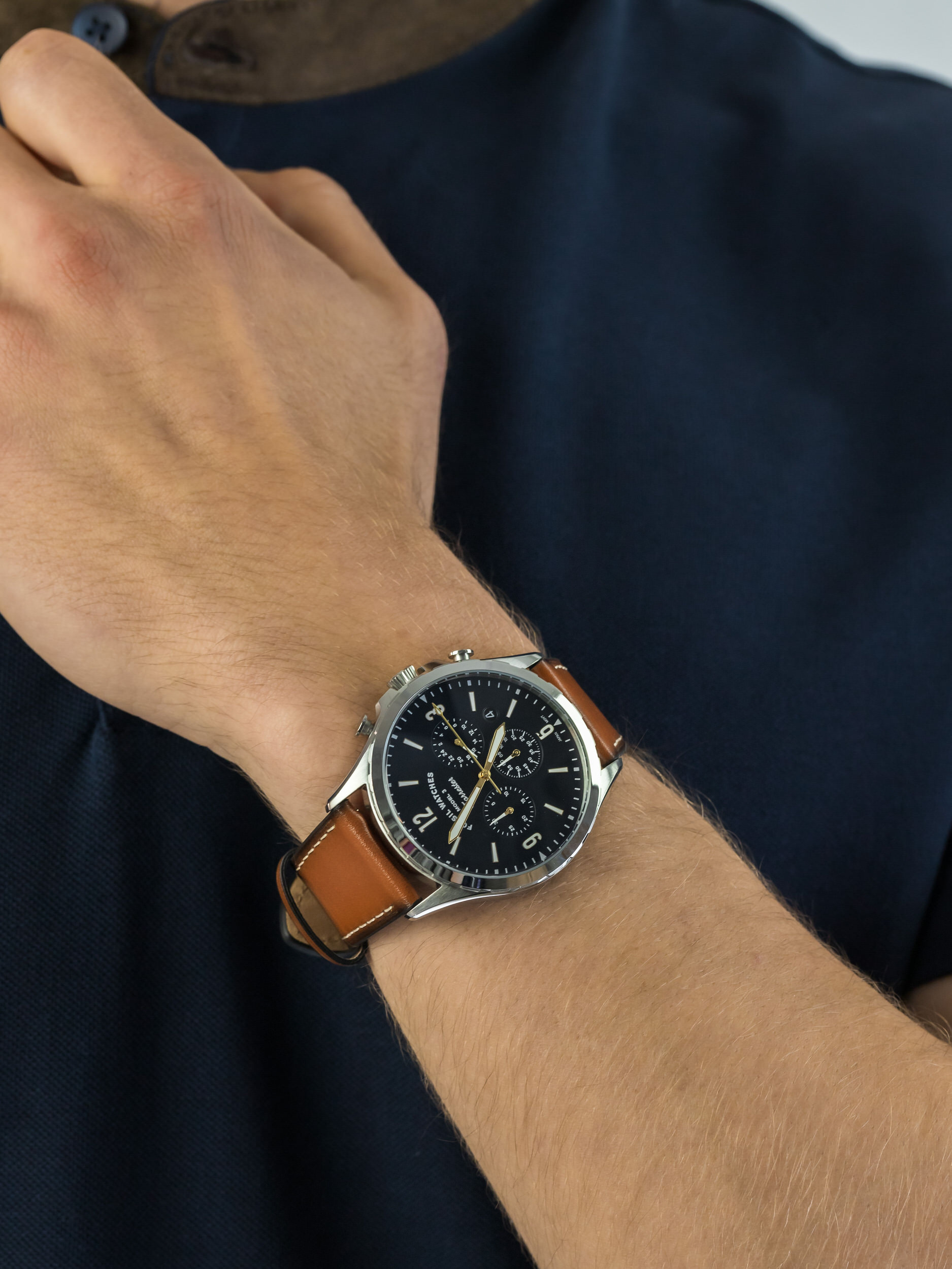 zegarek Fossil FS5607 FORRESTER męski z chronograf Forrester - miniatura 3