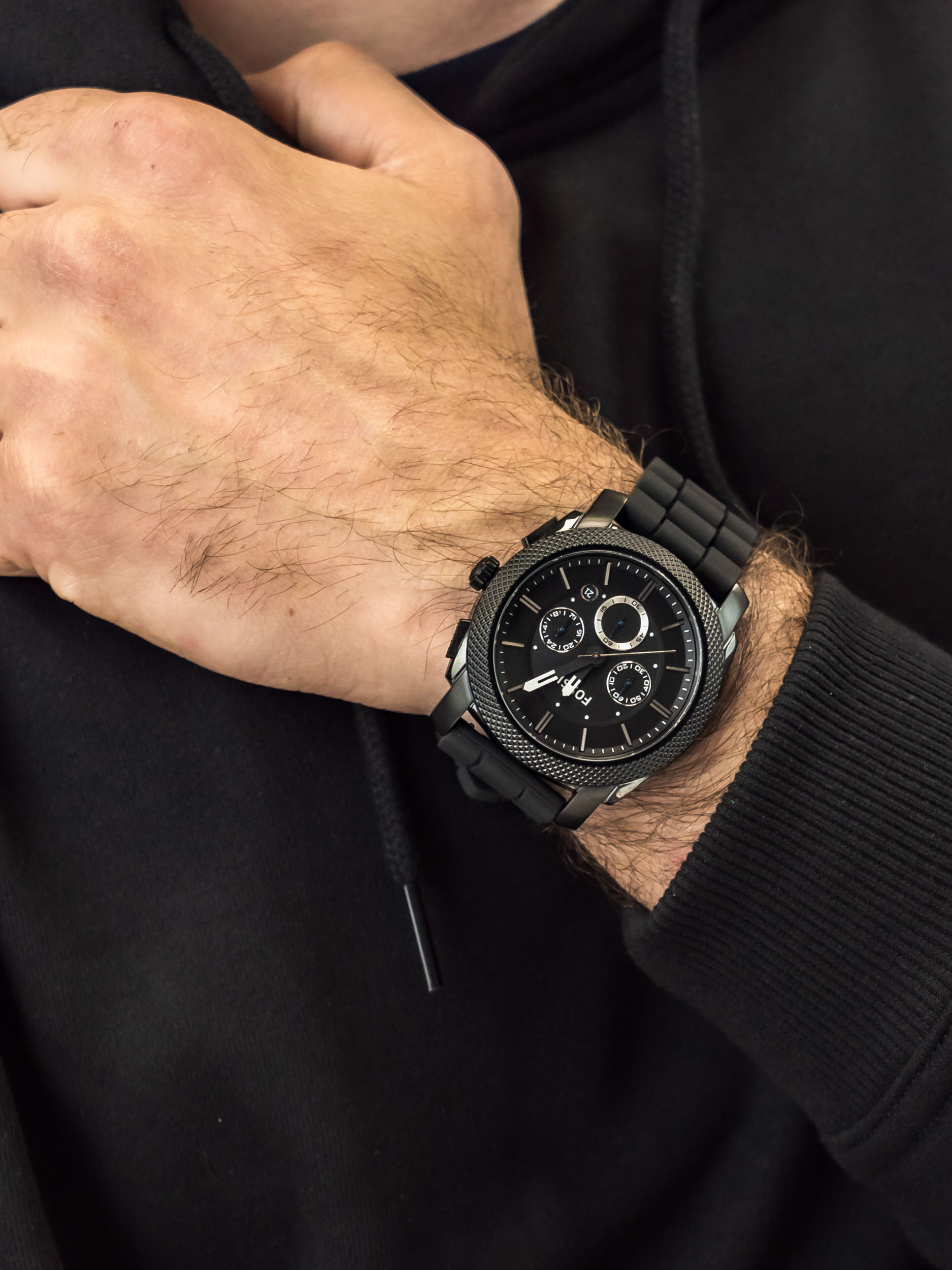 zegarek Fossil FS4487IE MACHINE męski z chronograf Machine - miniatura 3