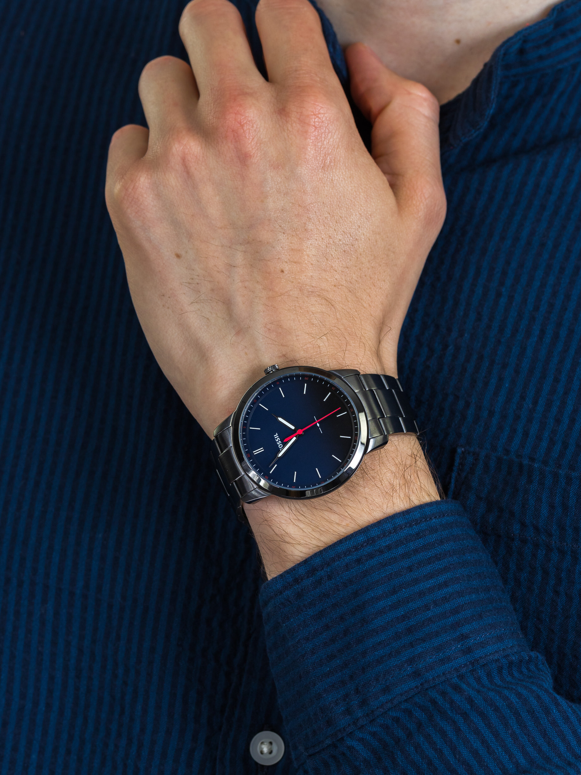 Fossil FS5377 męski zegarek The Minimalist bransoleta - miniatura 3