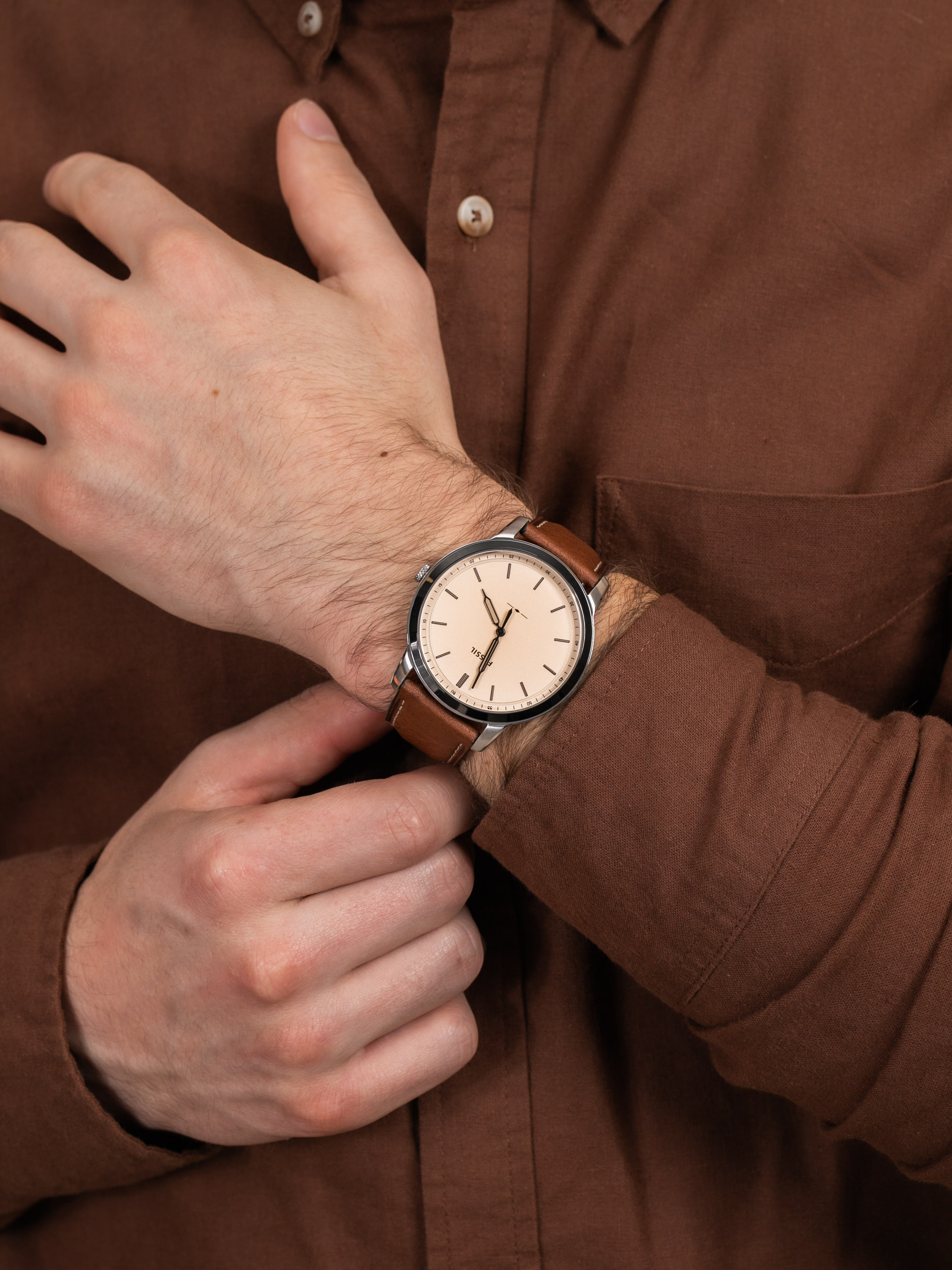 Fossil FS5619 męski zegarek The Minimalist pasek - miniatura 3