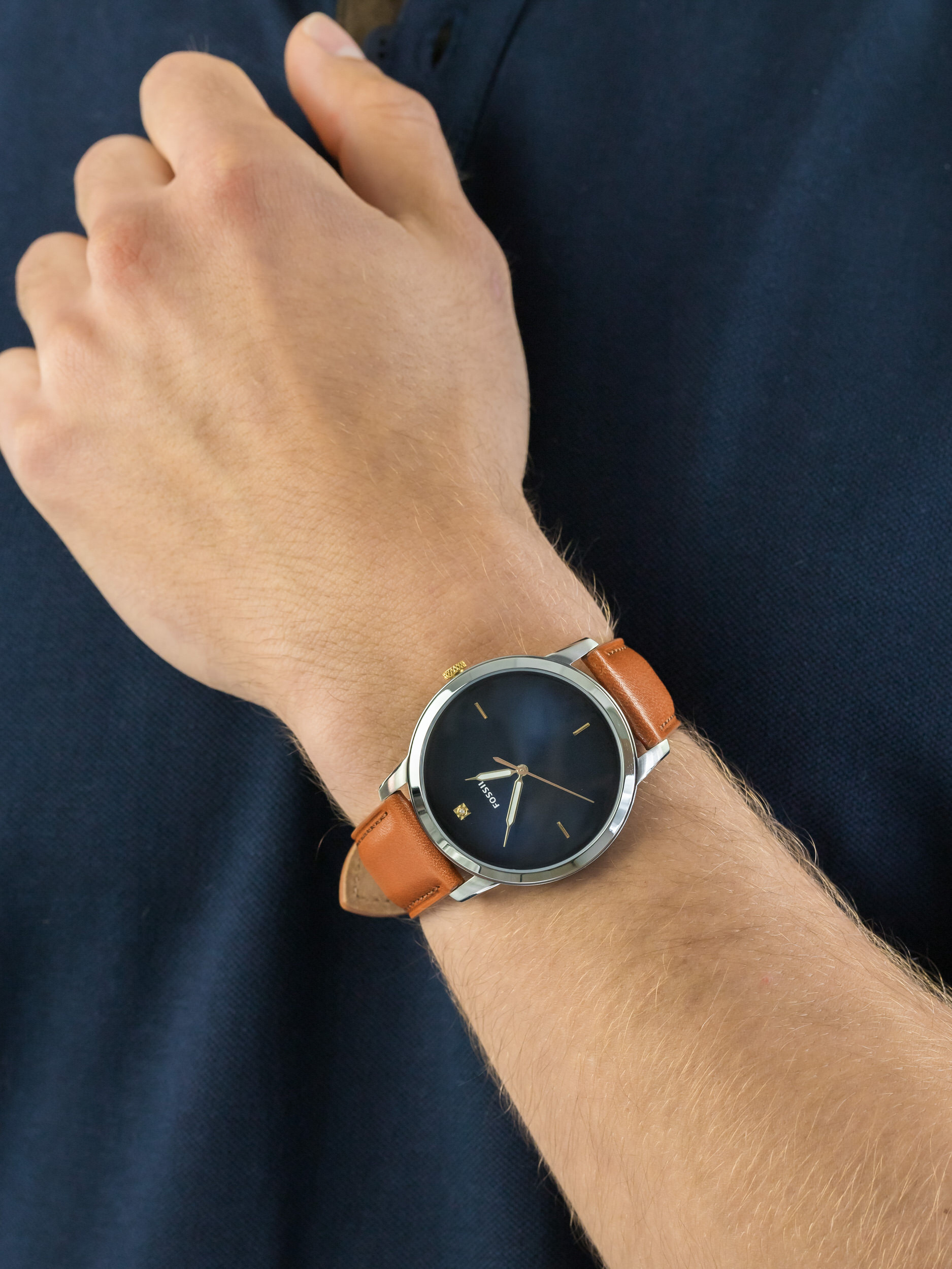 Fossil FS5499 męski zegarek The Minimalist pasek - miniatura 3