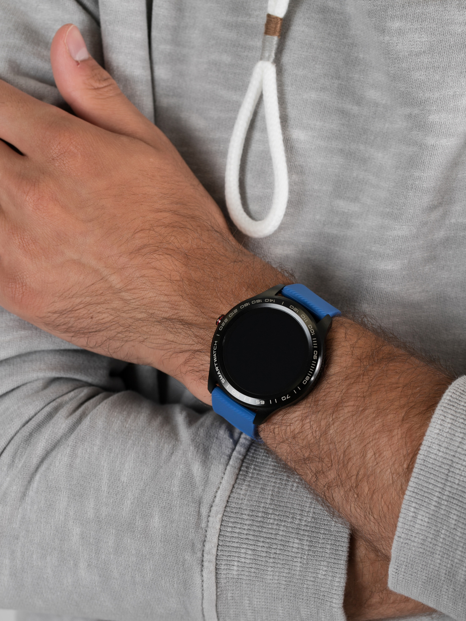 zegarek Garett 5903246286953 Smartwatch Garett Men 3S RT niebieski męski z krokomierz Męskie - miniatura 3