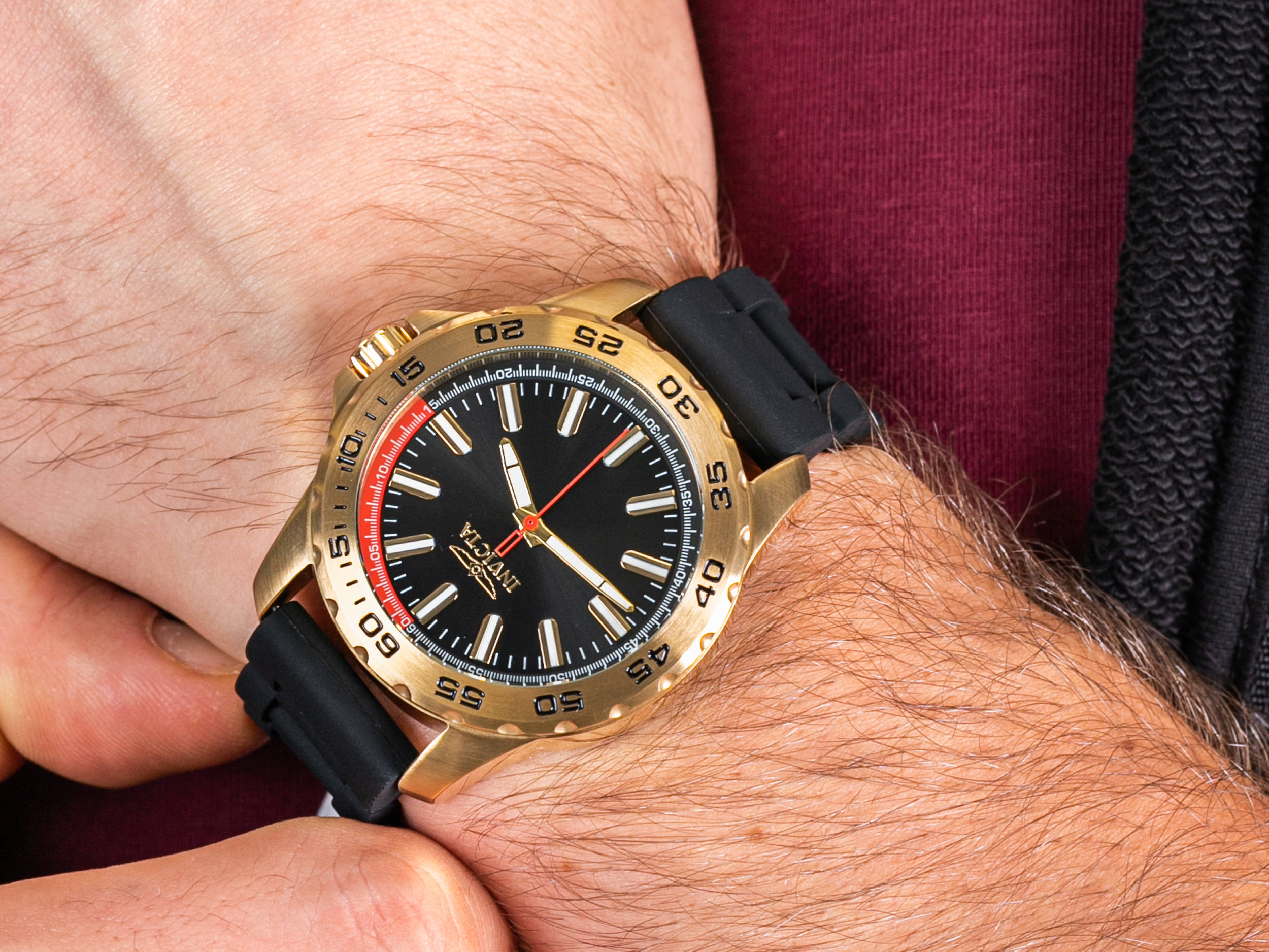 Invicta 21941 MASTER OF THE OCEAN zegarek klasyczny Pro Diver - miniatura 4
