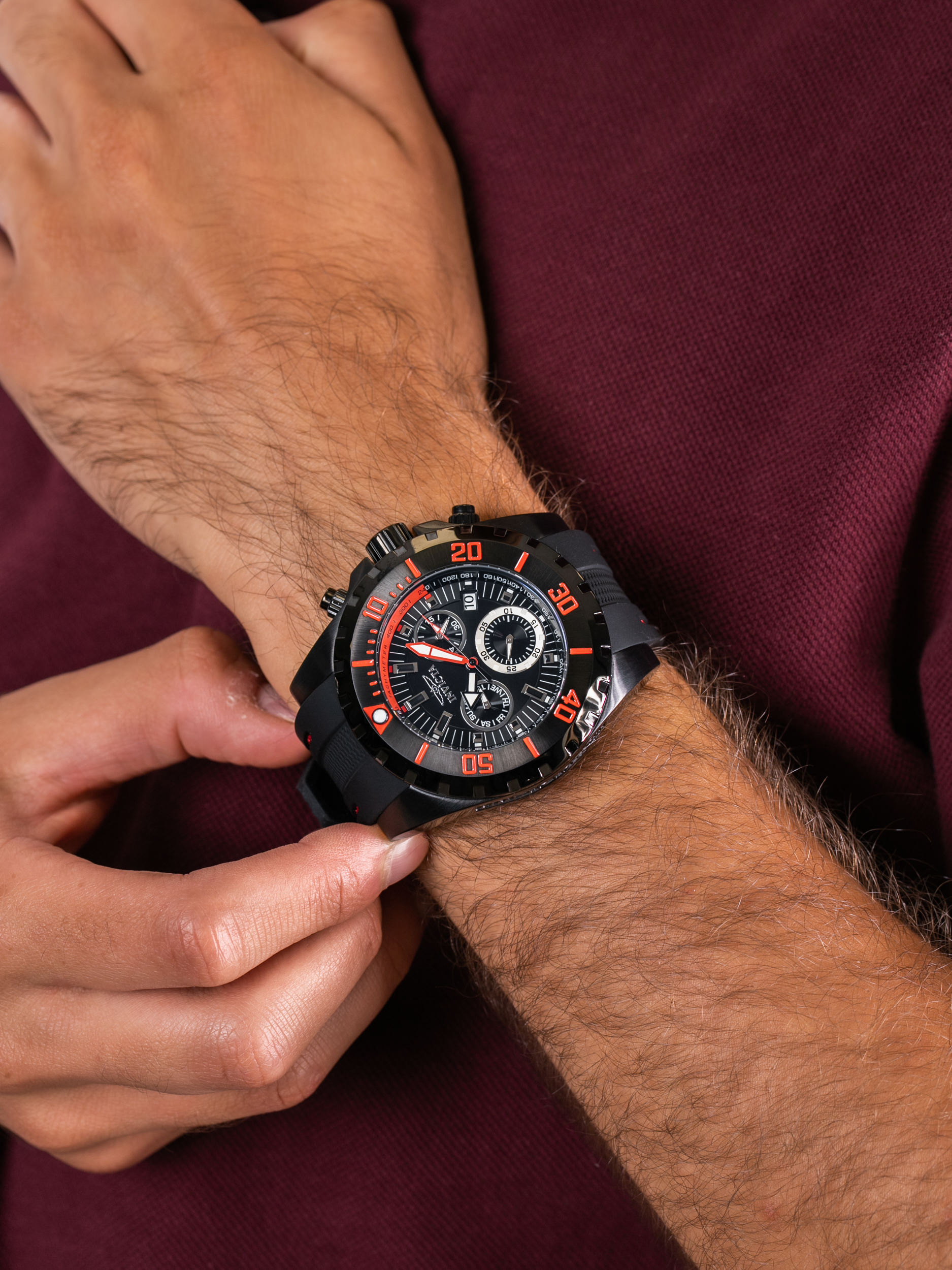 zegarek Invicta IN24922 MASTER OF THE OCEAN LIMITED EDITION męski z tachometr Pro Diver - miniatura 3