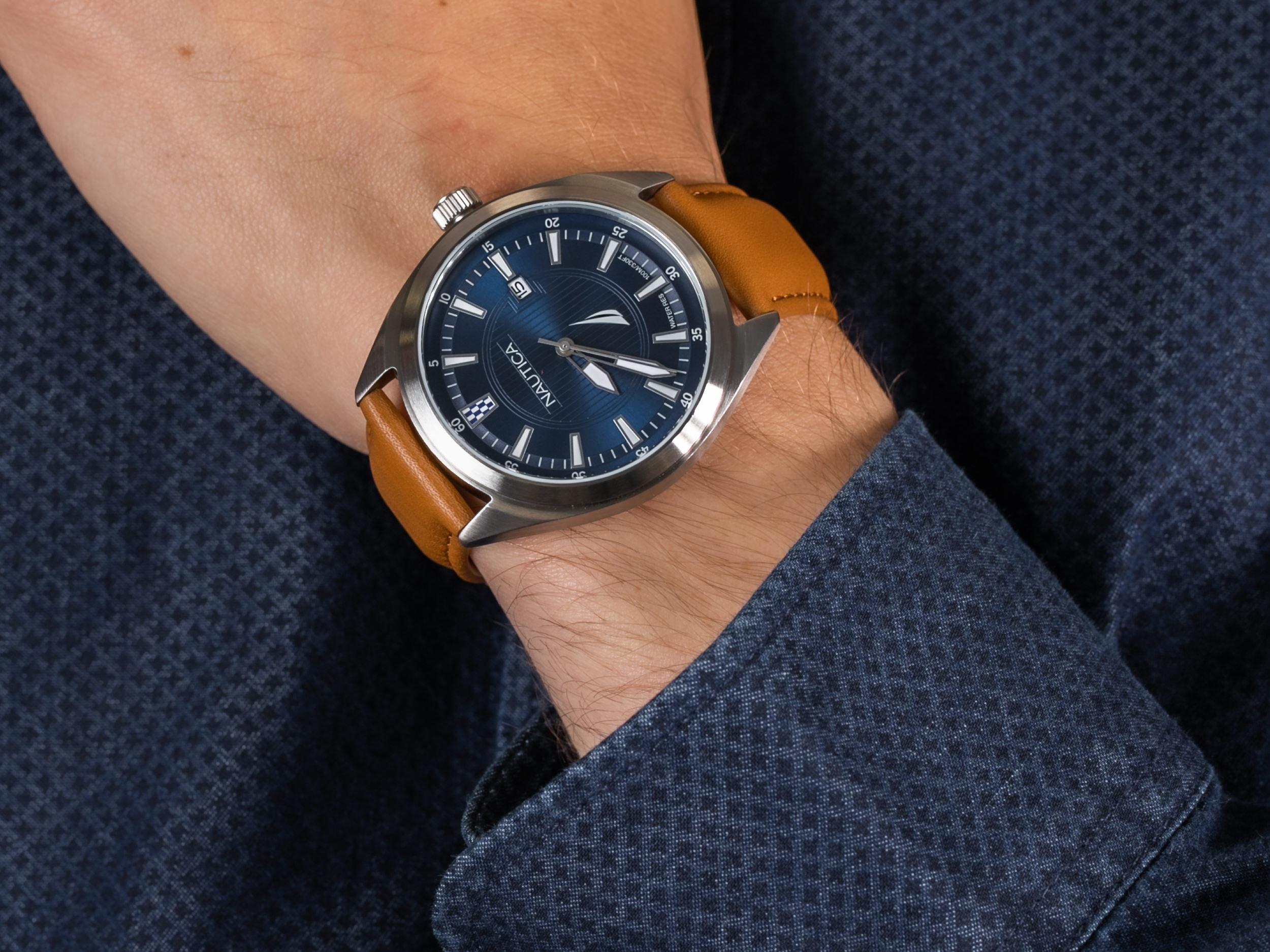 Nautica NAPBPS012 BATTERY PARK zegarek klasyczny Pasek - miniatura 4