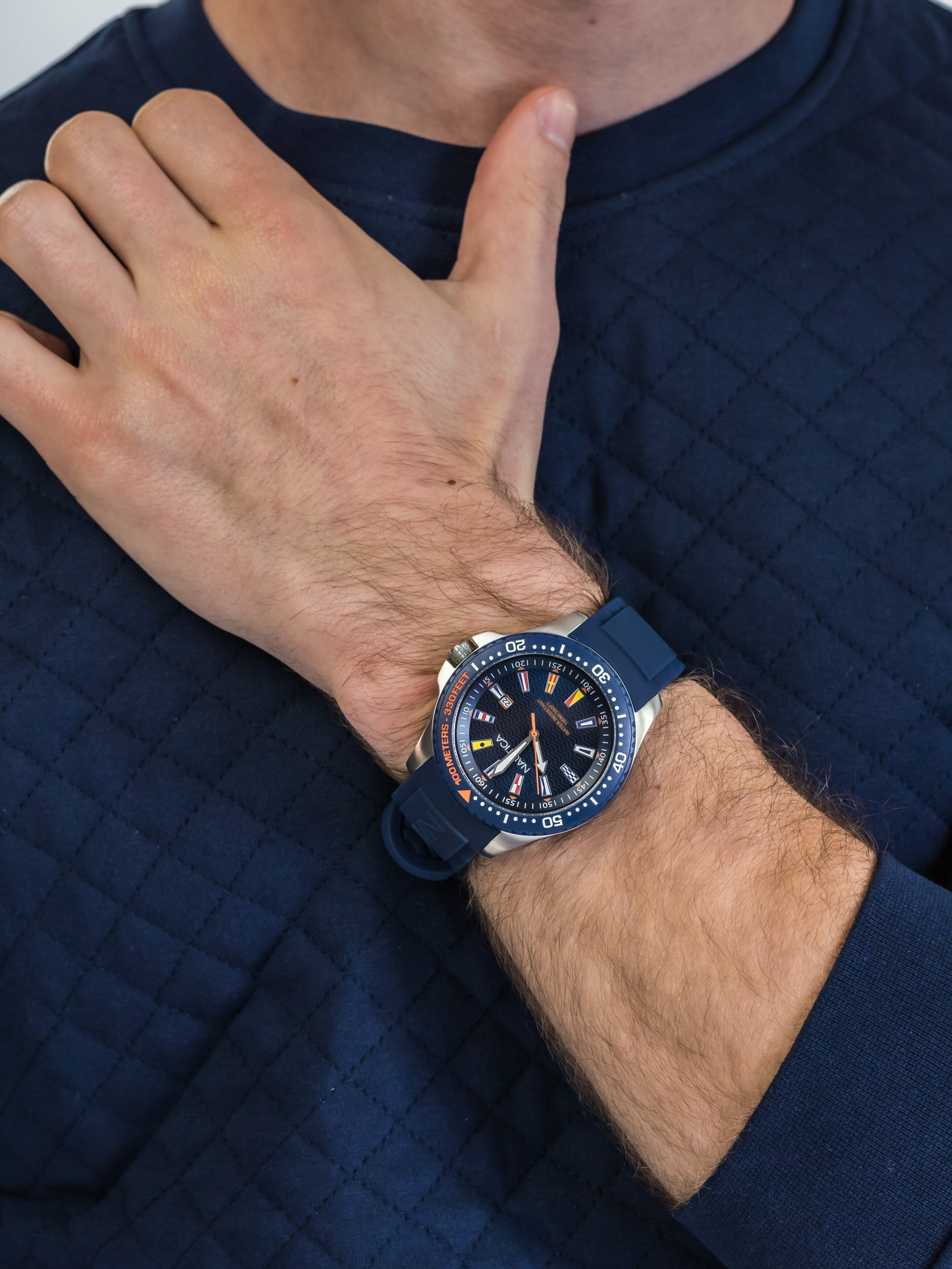 Nautica NAPJBC002 męski zegarek Pasek pasek - miniatura 3
