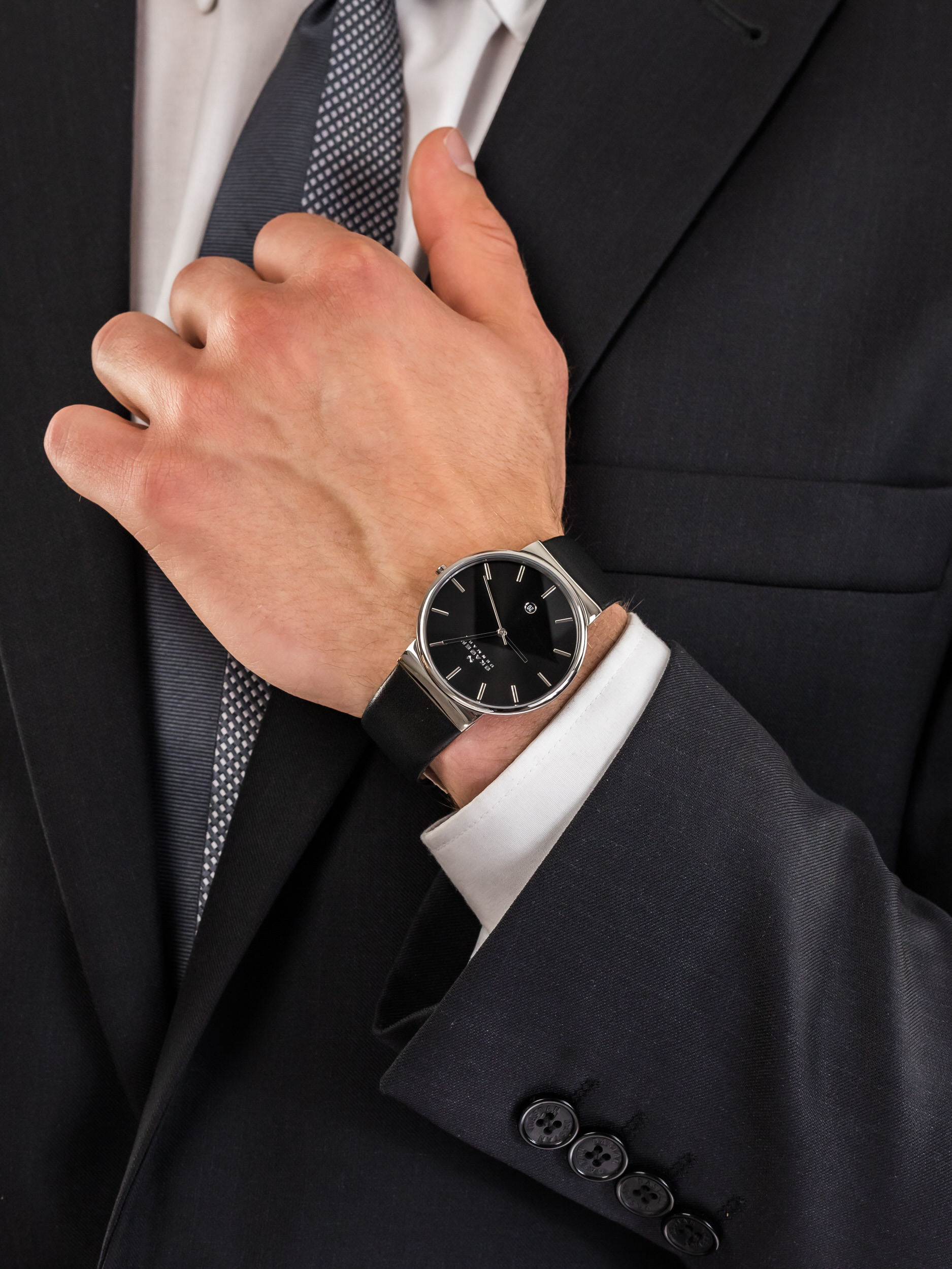 Skagen SKW6104 męski zegarek Ancher pasek - miniatura 3