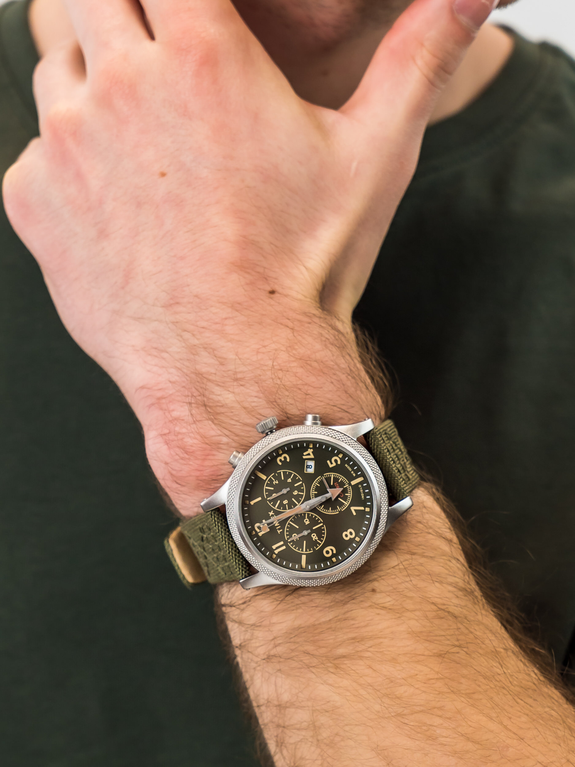 zegarek Timex TW2T75800 męski z chronograf Allied - miniatura 3