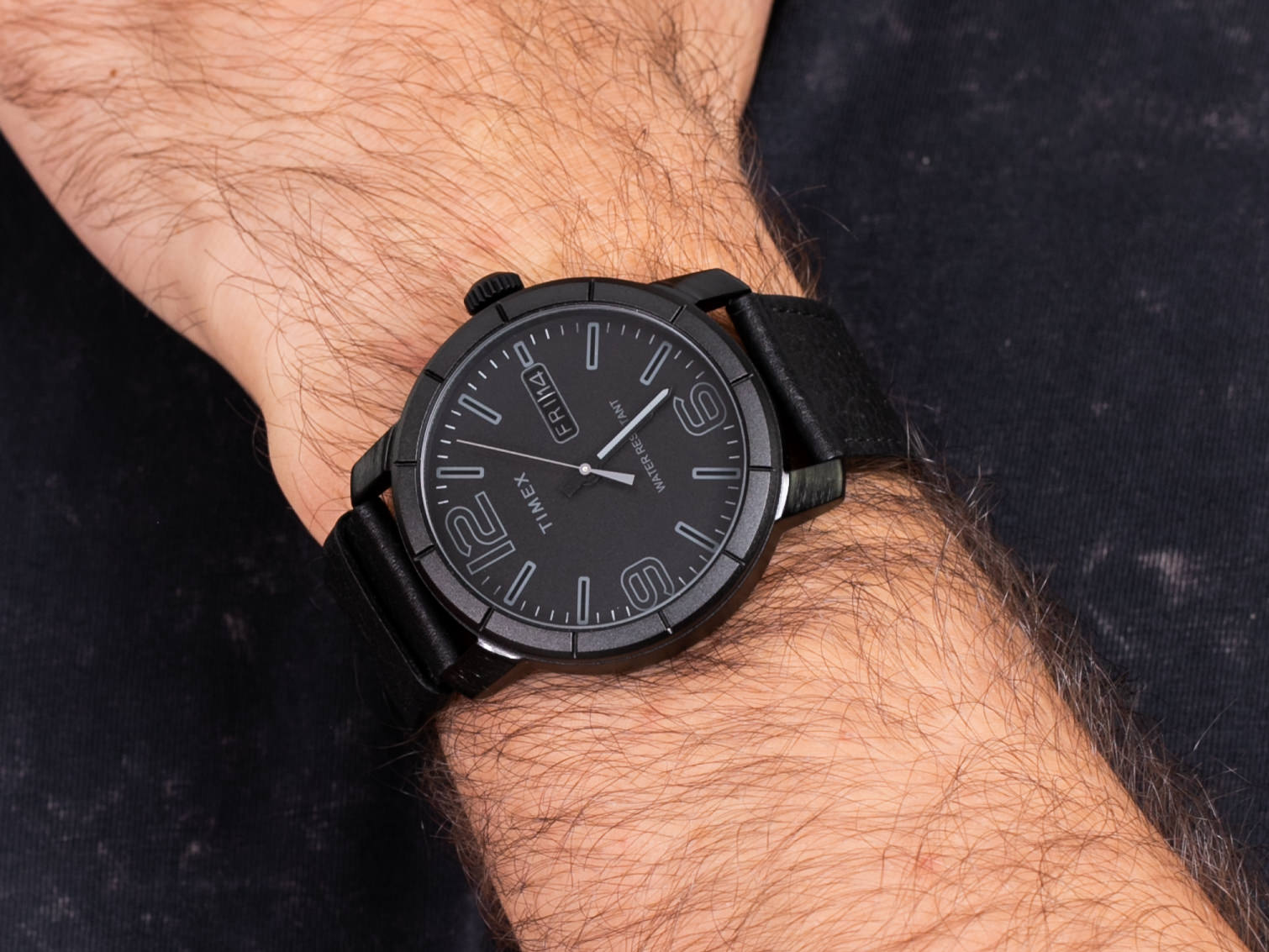 zegarek Timex TW2R64300 czarny Easy Reader