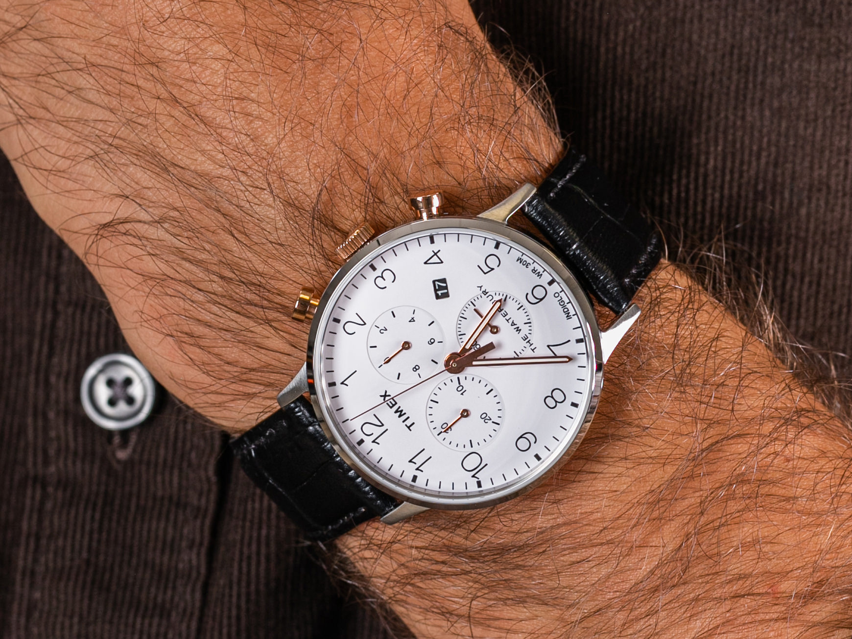 zegarek Timex TW2R71700 srebrny Waterbury - miniatura 4