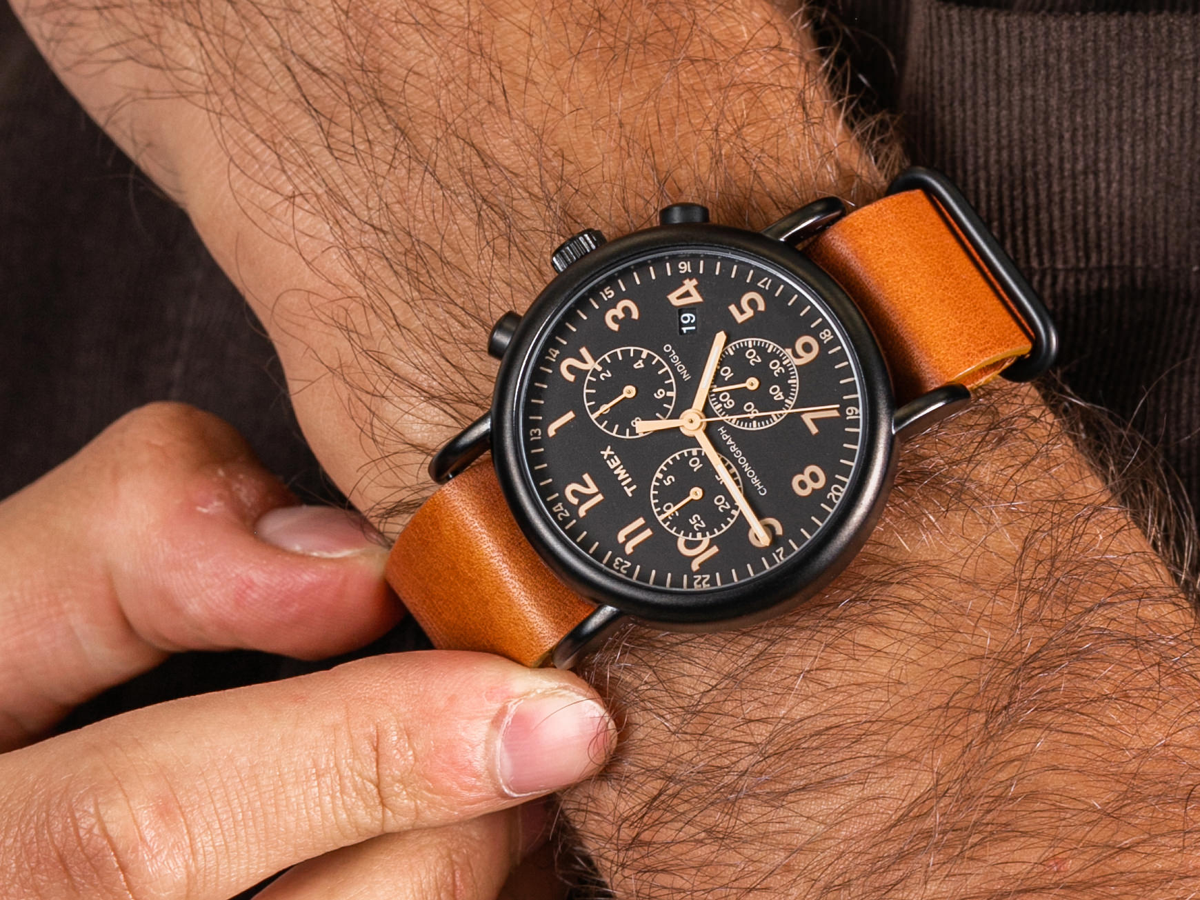 zegarek Timex TW2P97500 czarny Waterbury - miniatura 4