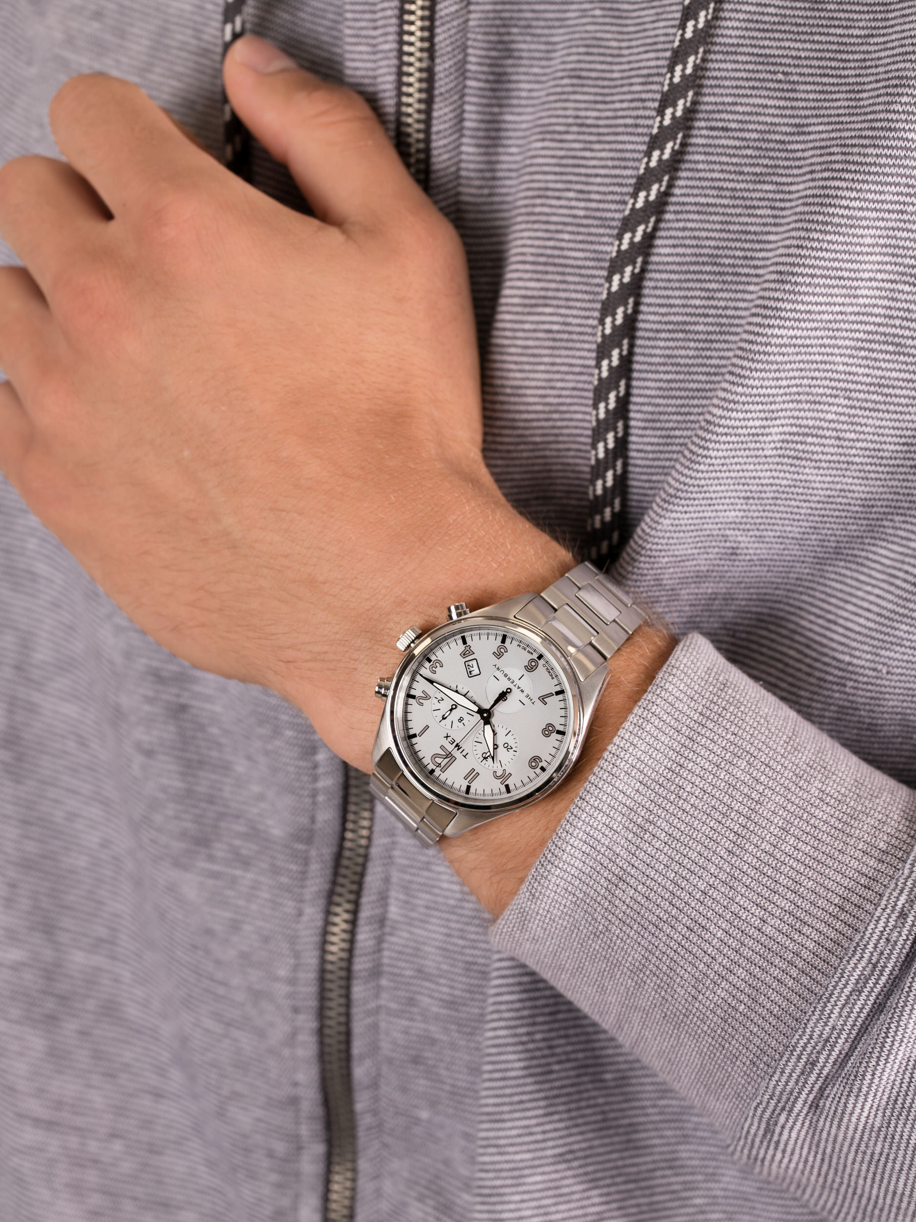 zegarek Timex TW2T70400 The Waterbury męski z chronograf Waterbury - miniatura 3
