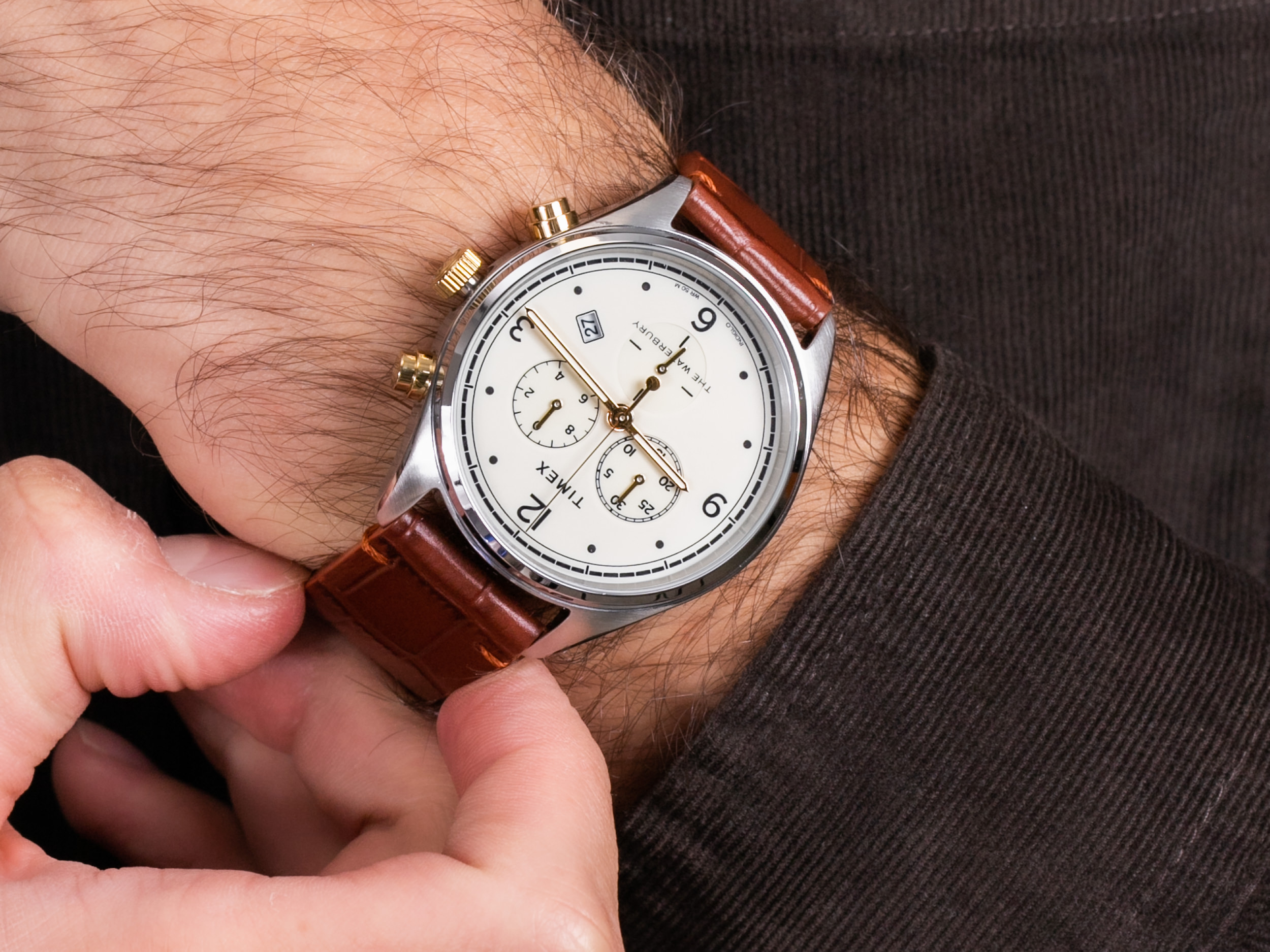 Timex TW2U04500 Waterbury zegarek klasyczny Waterbury - miniatura 4