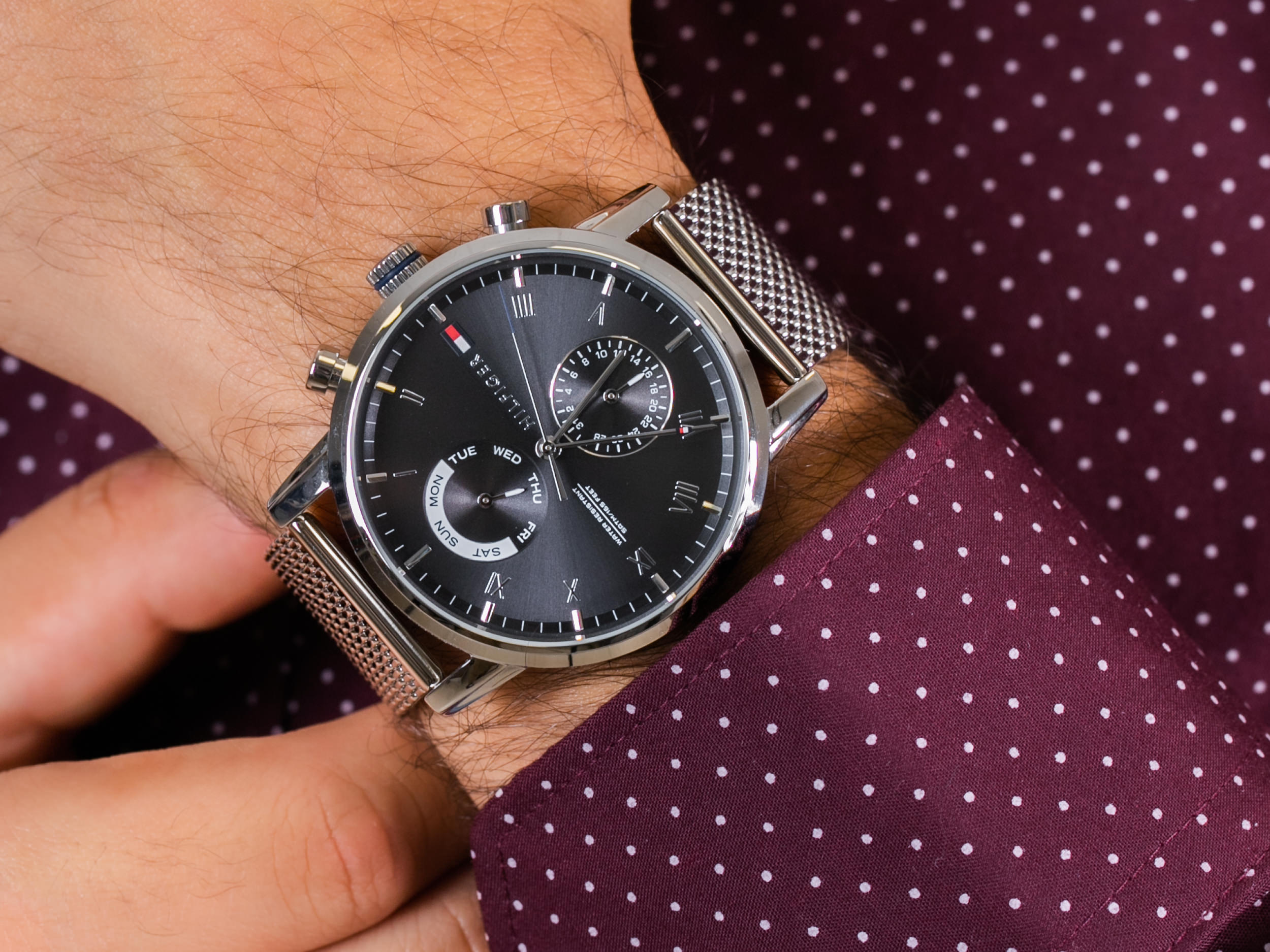 Tommy Hilfiger 1710402 zegarek klasyczny Męskie - miniatura 4