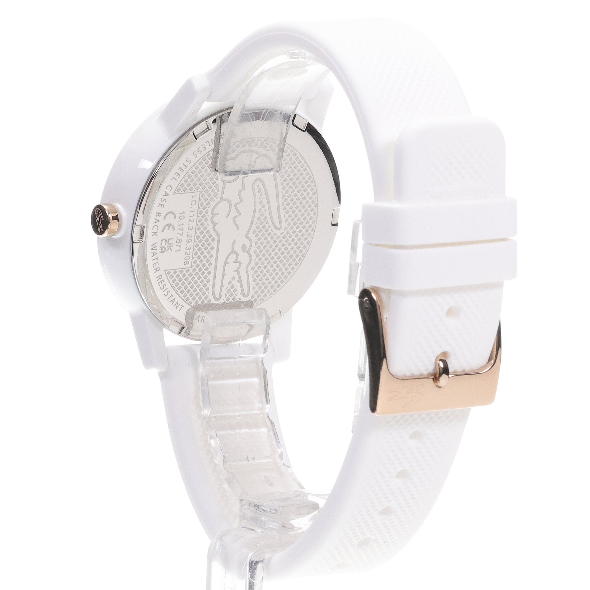 Lacoste 2001211 zegarek biały fashion-modowy Damskie pasek - miniatura 4