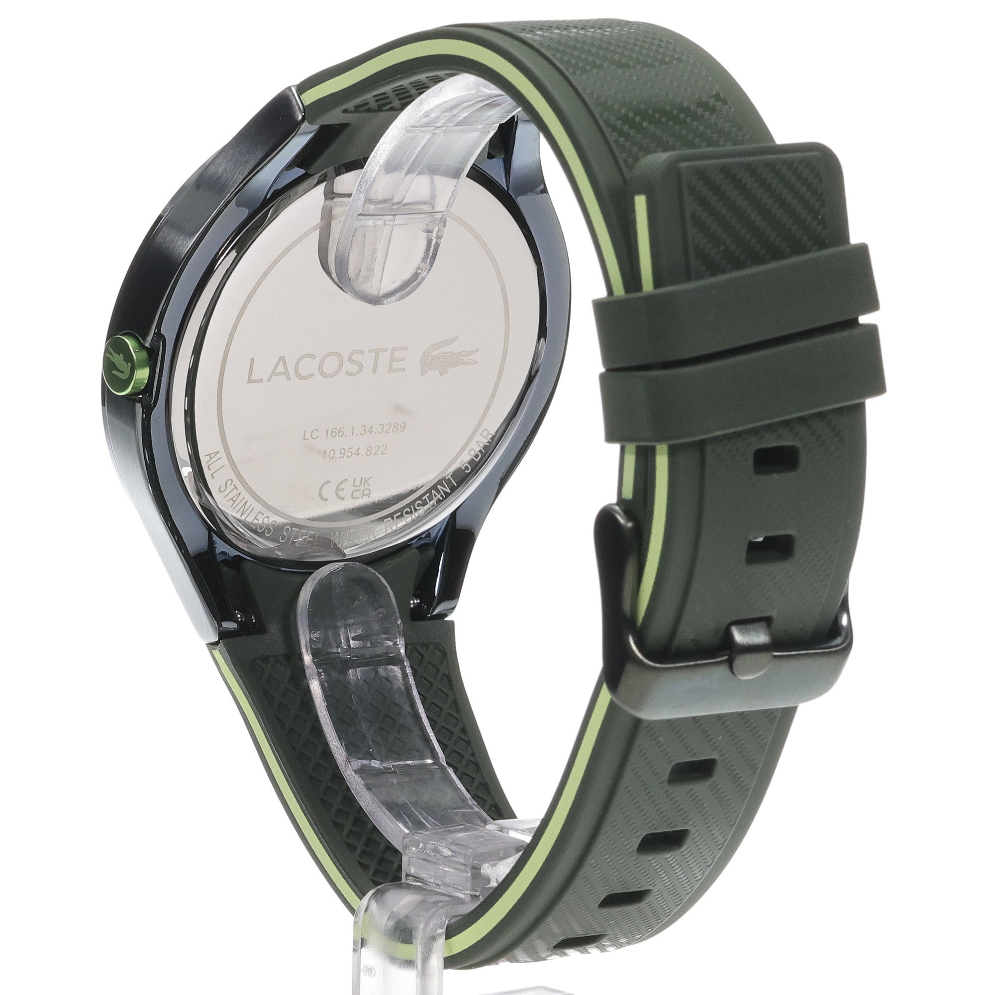 Lacoste 2011268 zegarek zielony fashion-modowy Męskie pasek - miniatura 4