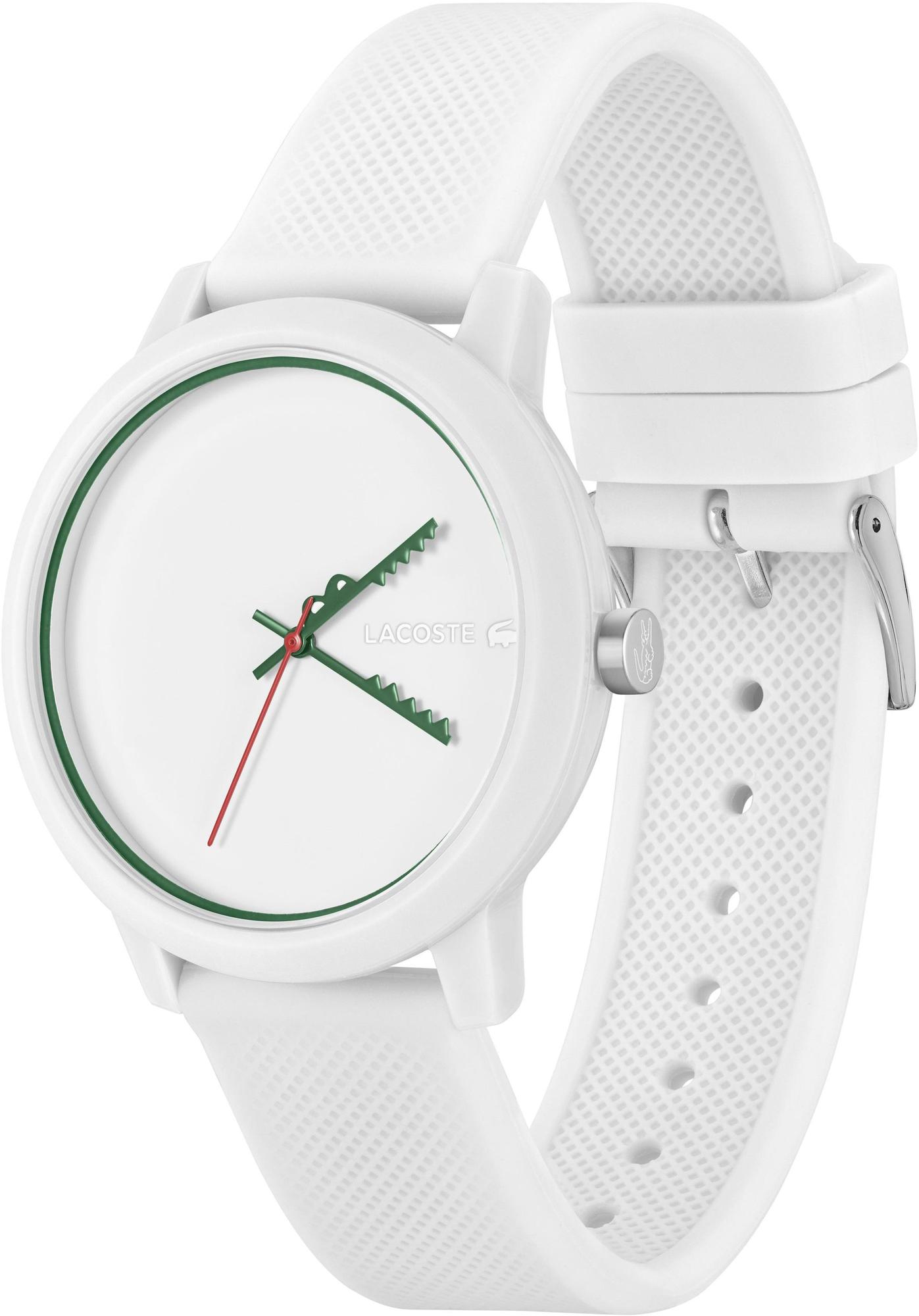 Lacoste 2011308 zegarek biały klasyczny Męskie pasek