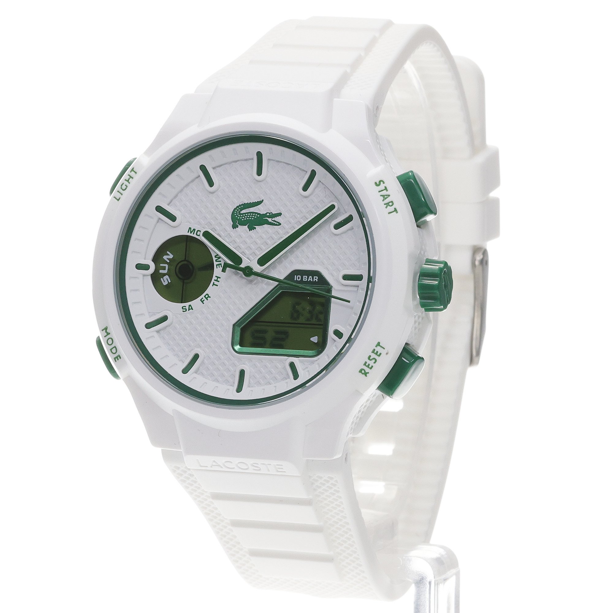 Lacoste 2011364 zegarek męski Męskie zielony - miniatura 2