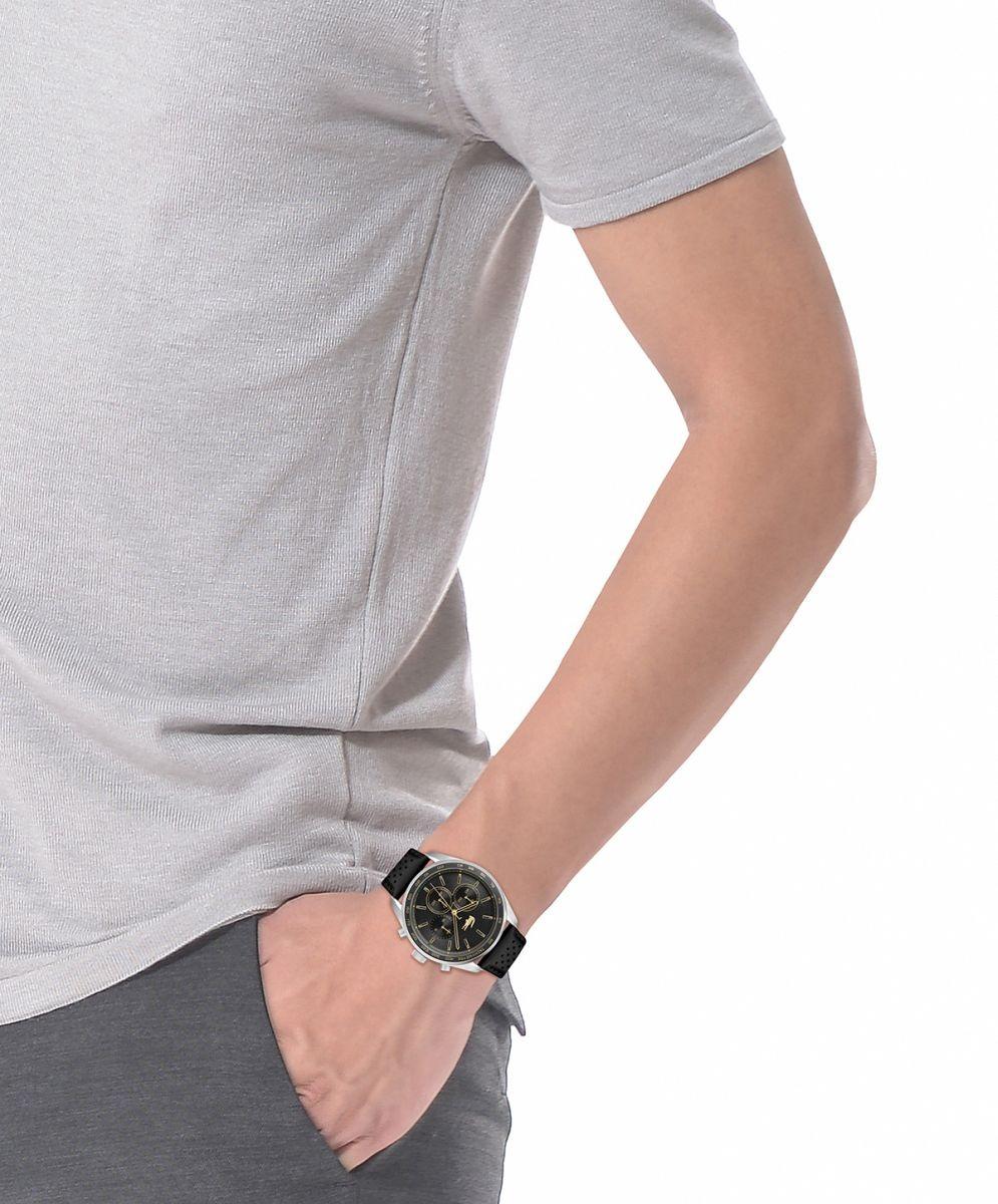 Lacoste 2011379 zegarek srebrny fashion-modowy Męskie pasek