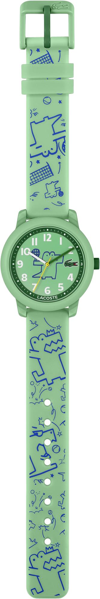 Lacoste 2030057 zegarek zielony klasyczny Męskie pasek - miniatura 3