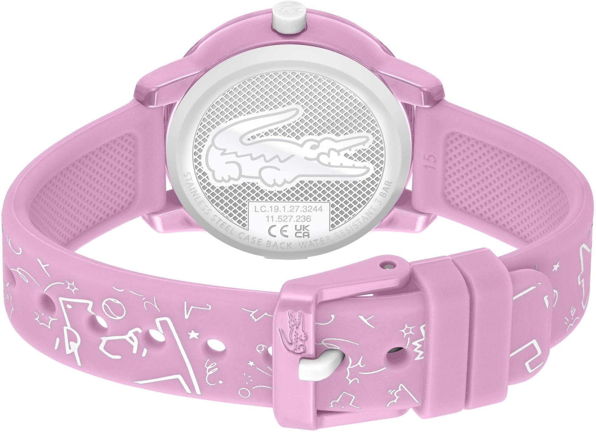 Lacoste 2030058 zegarek różowy klasyczny Damskie pasek - miniatura 4
