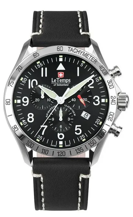 Le Temps LT104101BL15 Air Marshal AIR MARSHAL CHRONOGRAPH - zdjęcie 1