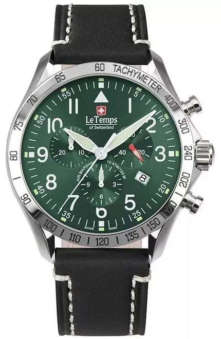 Le Temps LT104104BL15 Air Marshal AIR MARSHAL CHRONOGRAPH - zdjęcie 1