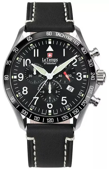Le Temps LT104112BL15 Air Marshal AIR MARSHAL CHRONOGRAPH - zdjęcie 1