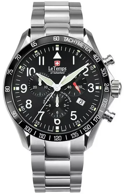Le Temps LT104112BS01 Air Marshal AIR MARSHAL CHRONOGRAPH - zdjęcie 1