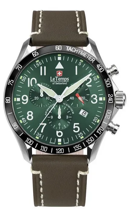 Le Temps LT104114BL16 Air Marshal AIR MARSHAL CHRONOGRAPH - zdjęcie 1