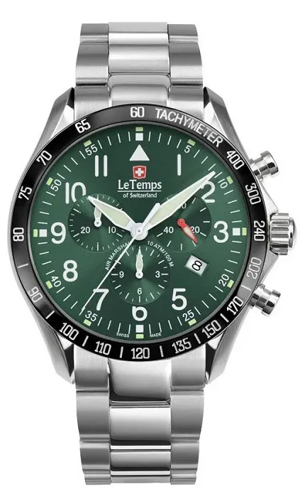 Le Temps LT104114BS01 Air Marshal AIR MARSHAL CHRONOGRAPH - zdjęcie 1