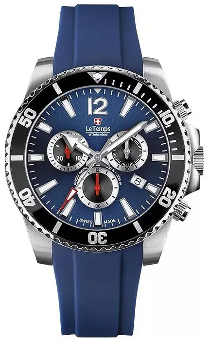 Le Temps LT104413BR03 Swiss Naval Patrol SWISS NAVAL PATROL CHRONOGRAPH - zdjęcie 1